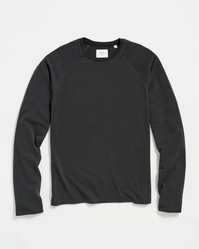 L/S SUEDED COTTON CREW sold by Billy Reid