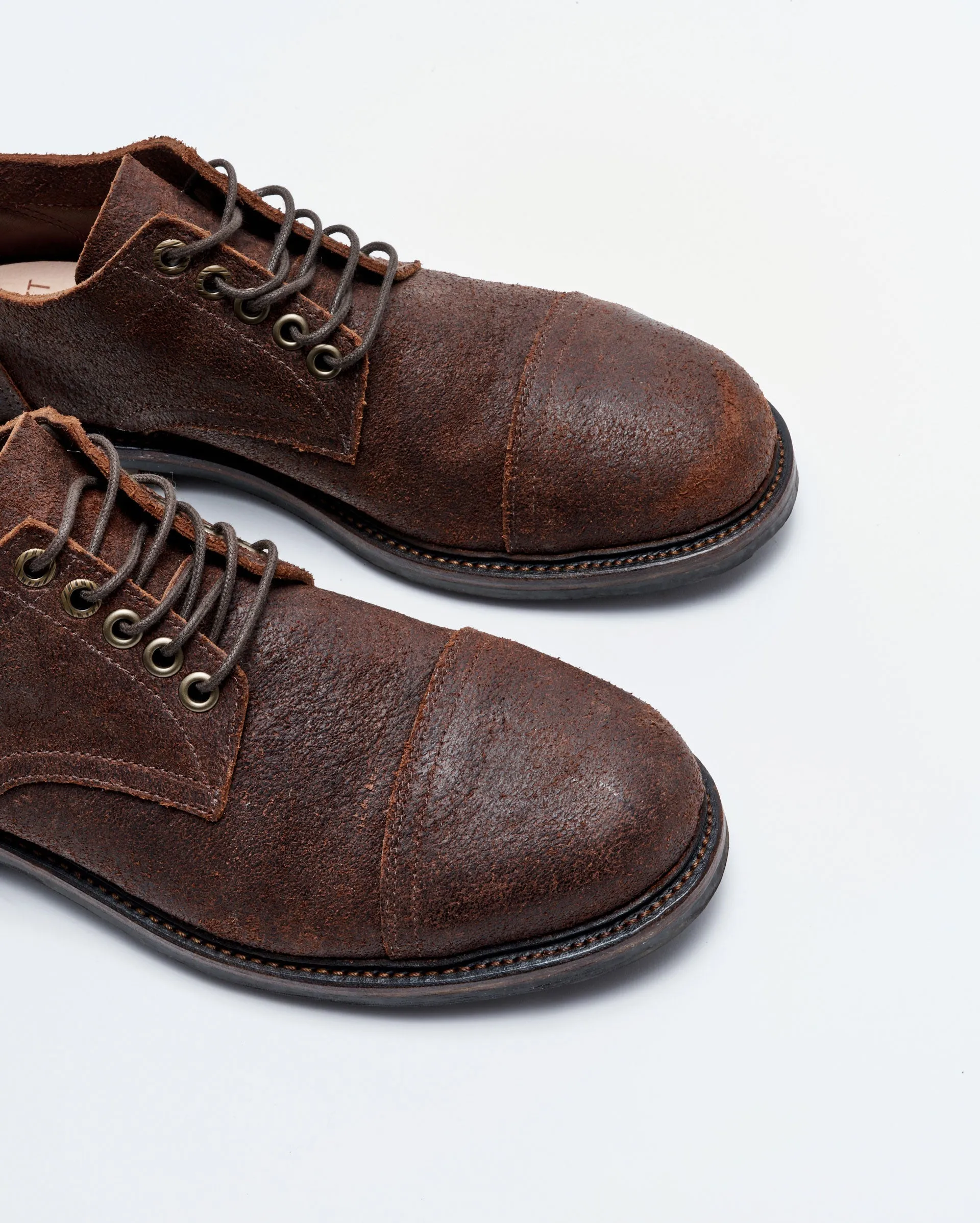 Oak Street x Billy Reid Cap-Toe Trench Oxford Size 9.5 Leather Modifying the OAK STREET Cap-Toe Trench Boot NATURAL  main image 4