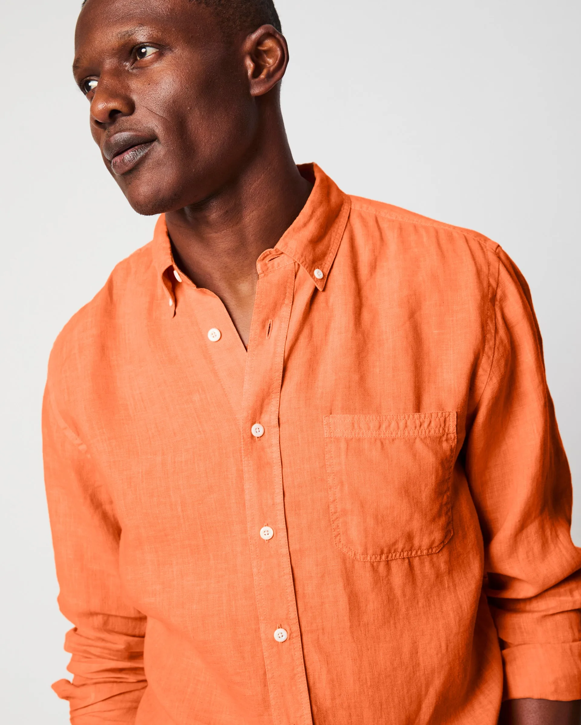 Tuscumbia Linen Shirt Button Down sold by Billy Reid product image thumbnail 2