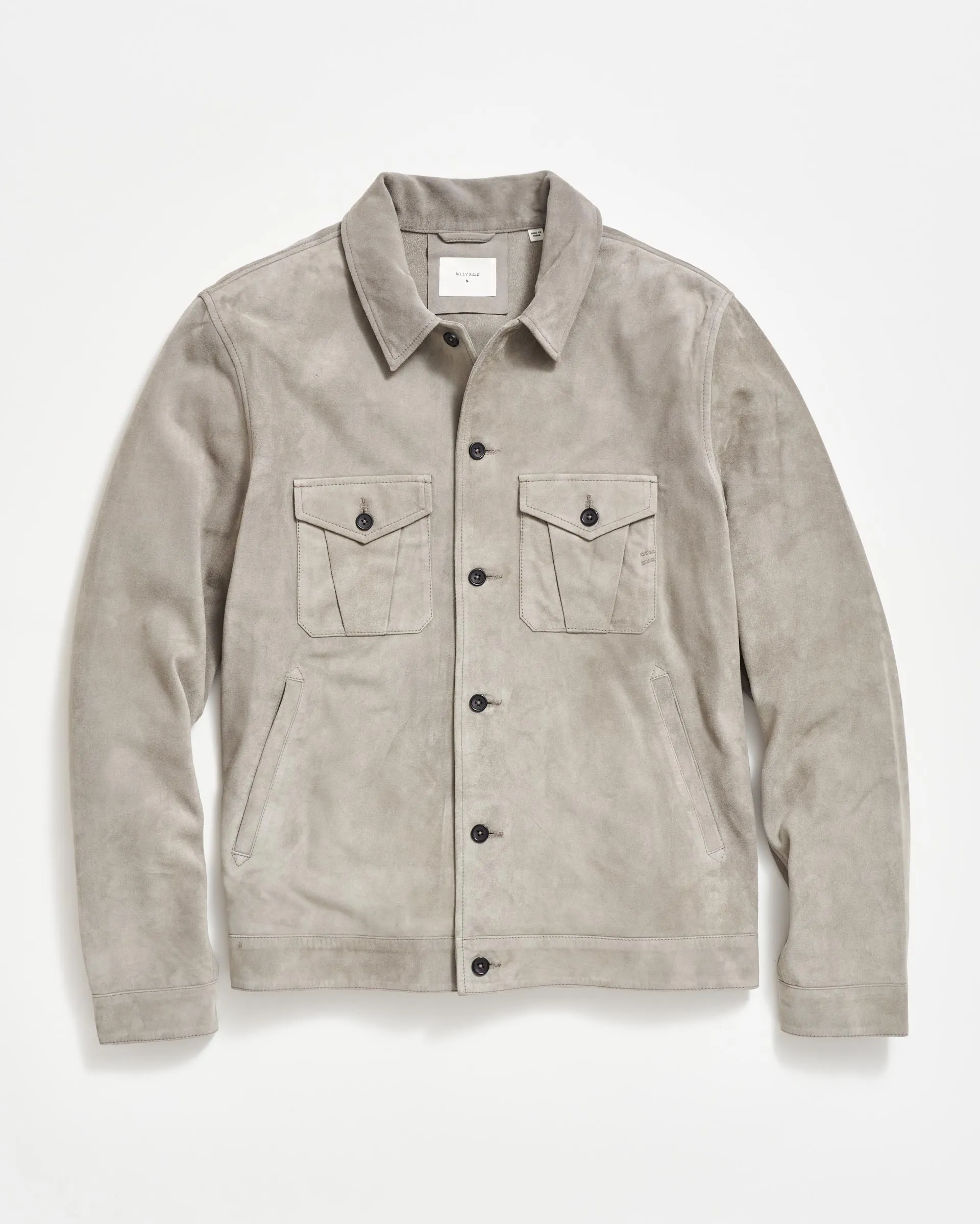 PATCH POCKET SUEDE JACKET sold by Billy Reid