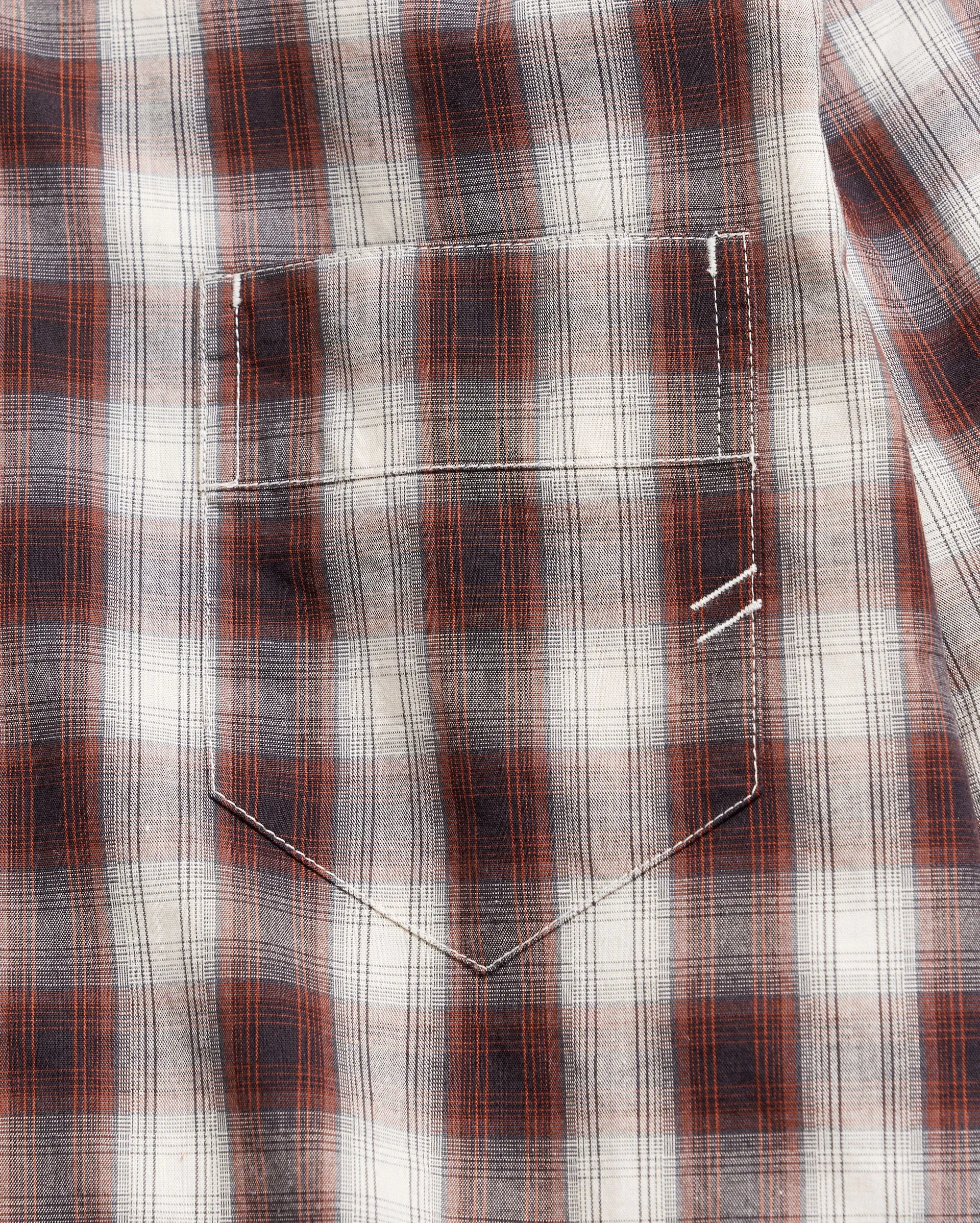 Shadow Plaid Tuscumbia Shirt sold by Billy Reid product image thumbnail 4