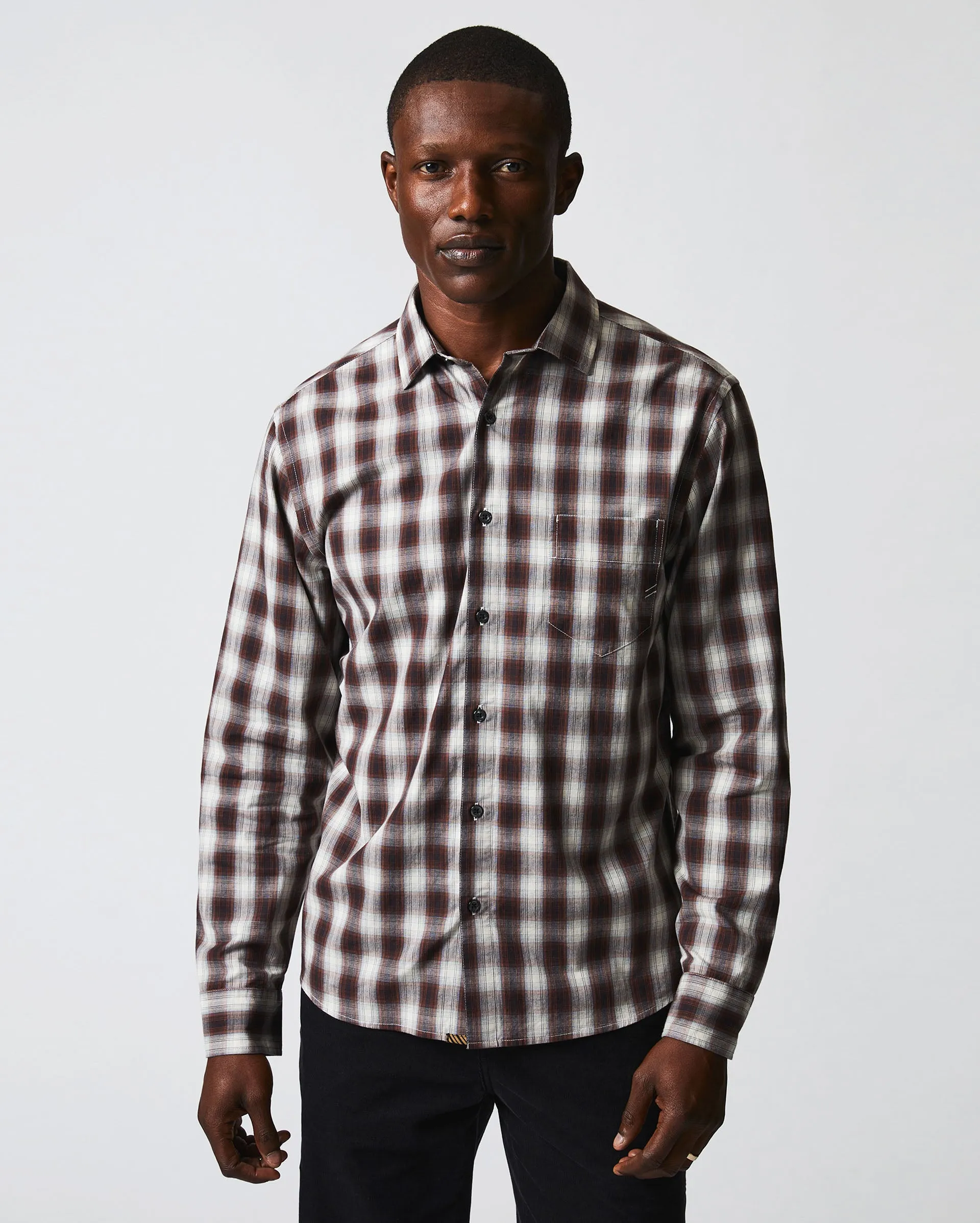 Shadow Plaid Tuscumbia Shirt sold by Billy Reid product image thumbnail 2