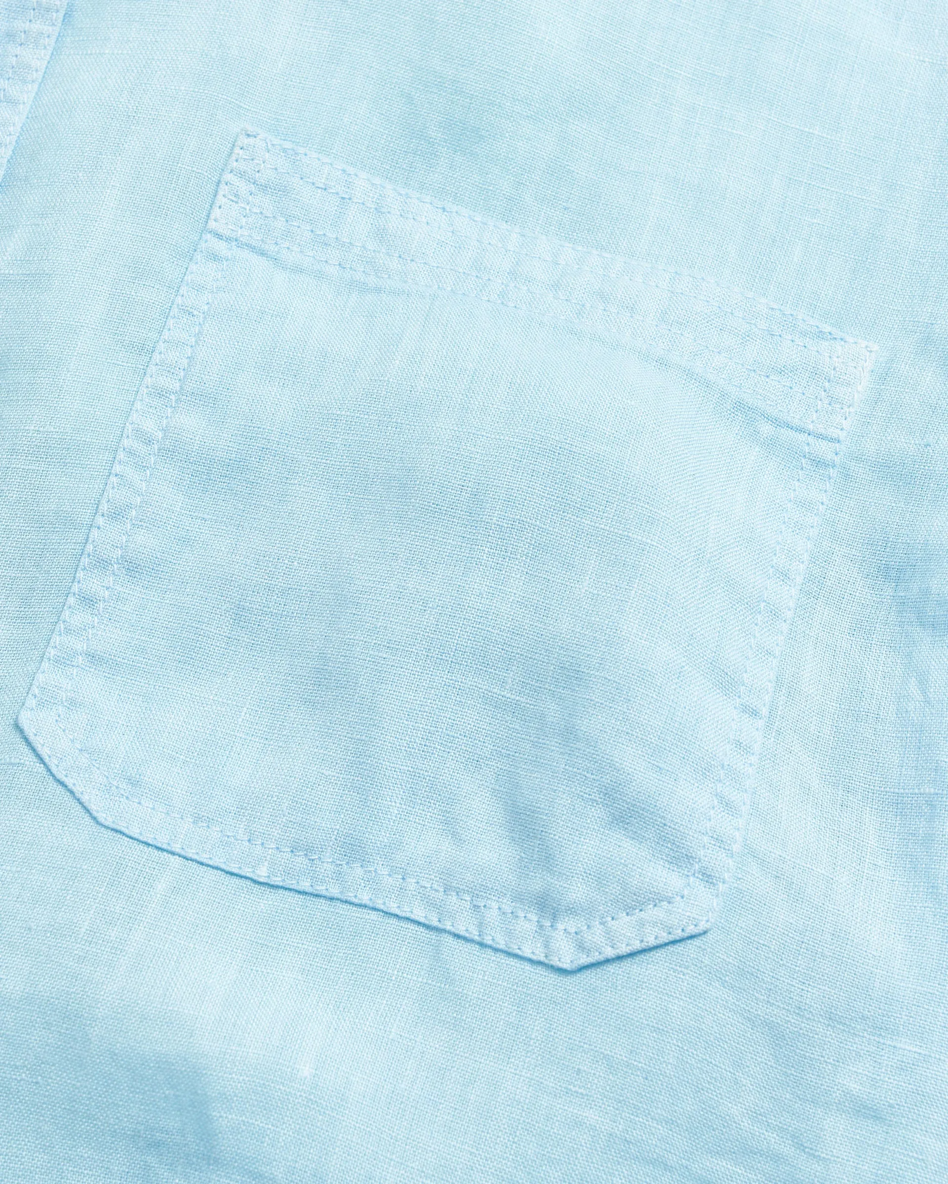 Short Sleeve Linen Tuscumbia Shirt Button Down sold by Billy Reid product image thumbnail 4