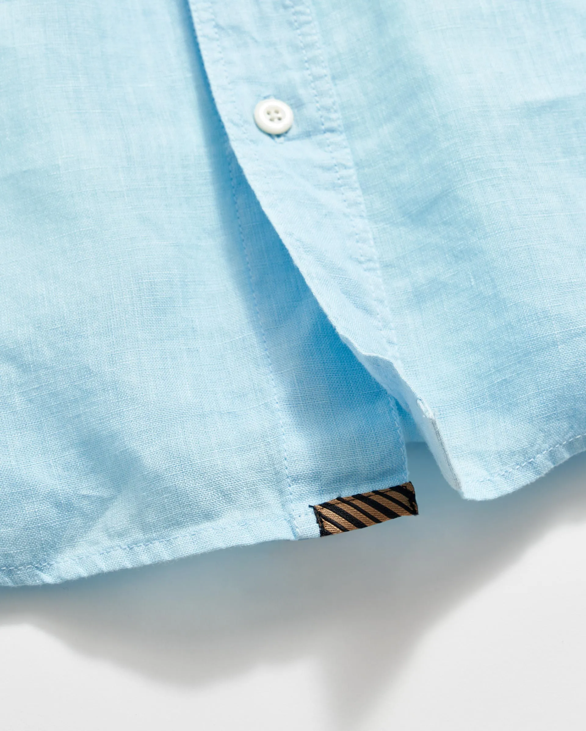 Short Sleeve Linen Tuscumbia Shirt Button Down sold by Billy Reid product image thumbnail 5