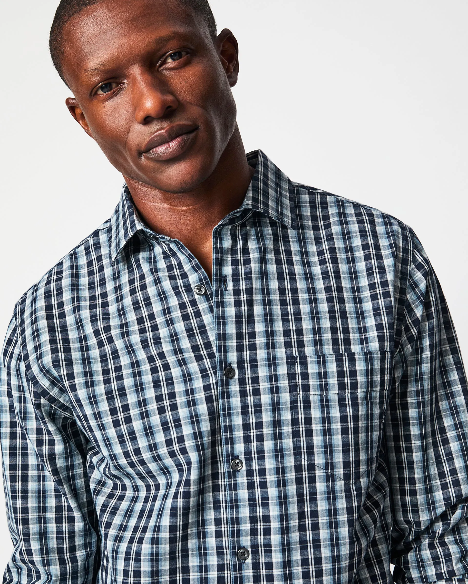 Plaid Pickwick Shirt sold by Billy Reid product image thumbnail 2