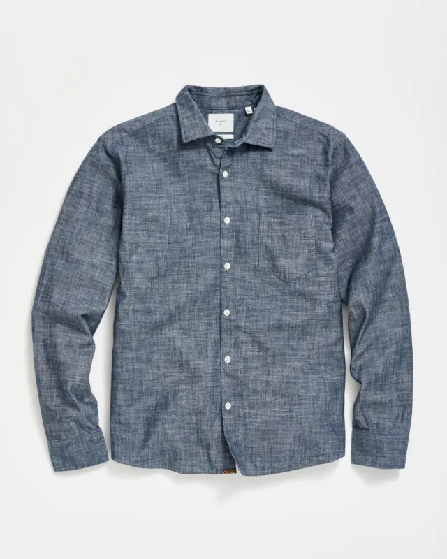 Chambray Pickwick Shirt made by Billy Reid
