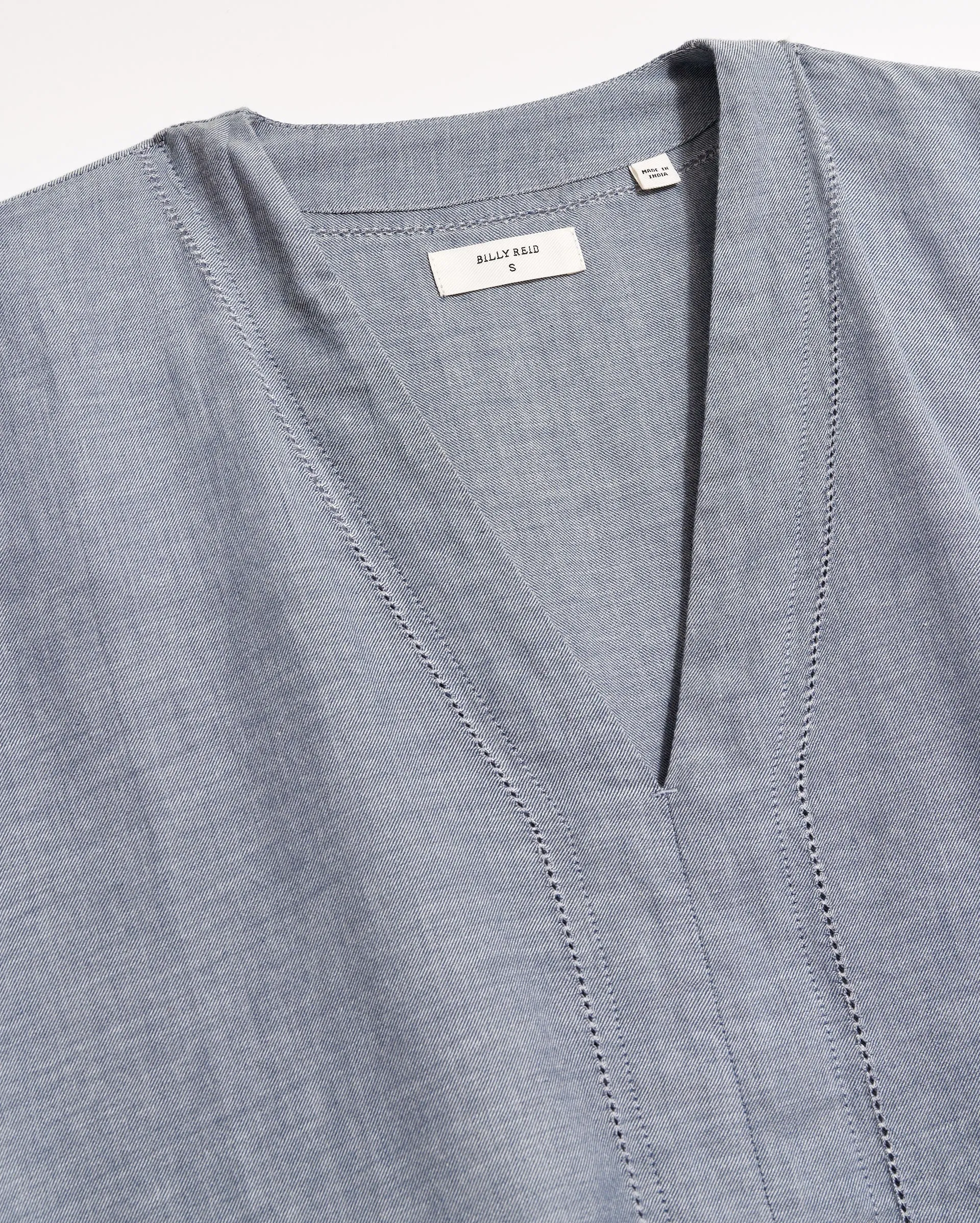 Pointelle Kaftan Blouse sold by Billy Reid product image thumbnail 3