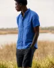 Short Sleeve Linen Tuscumbia Shirt Button Down sold by Billy Reid