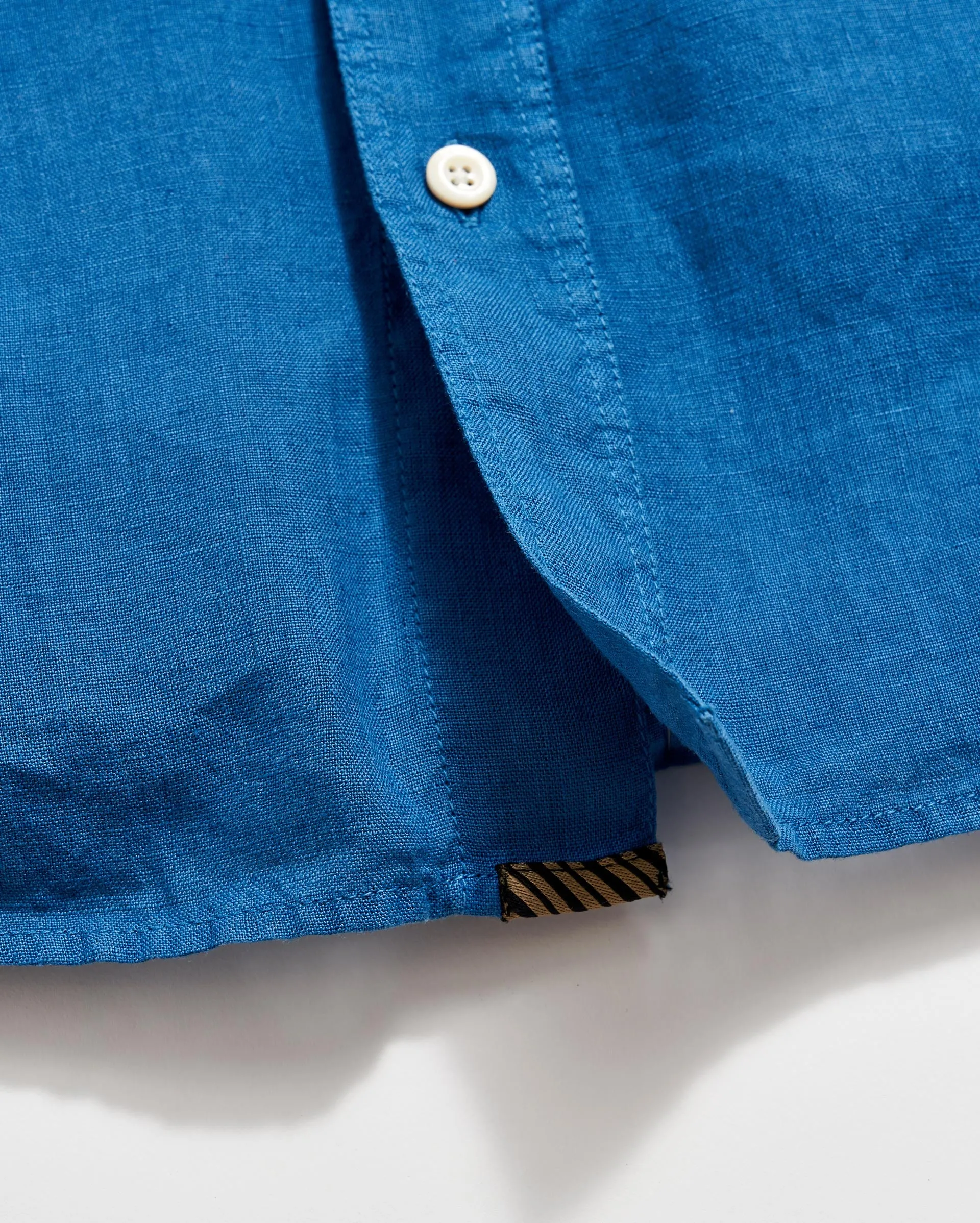 Short Sleeve Linen Tuscumbia Shirt Button Down sold by Billy Reid product image thumbnail 5