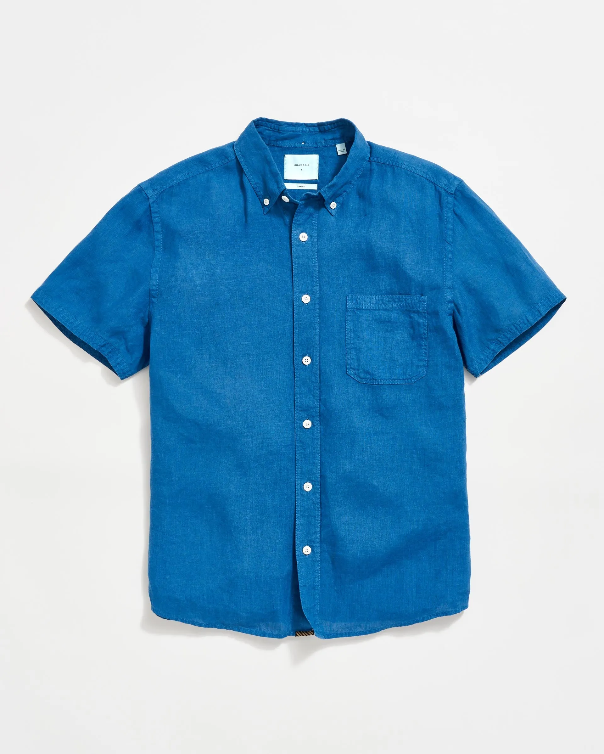 Short Sleeve Linen Tuscumbia Shirt Button Down sold by Billy Reid