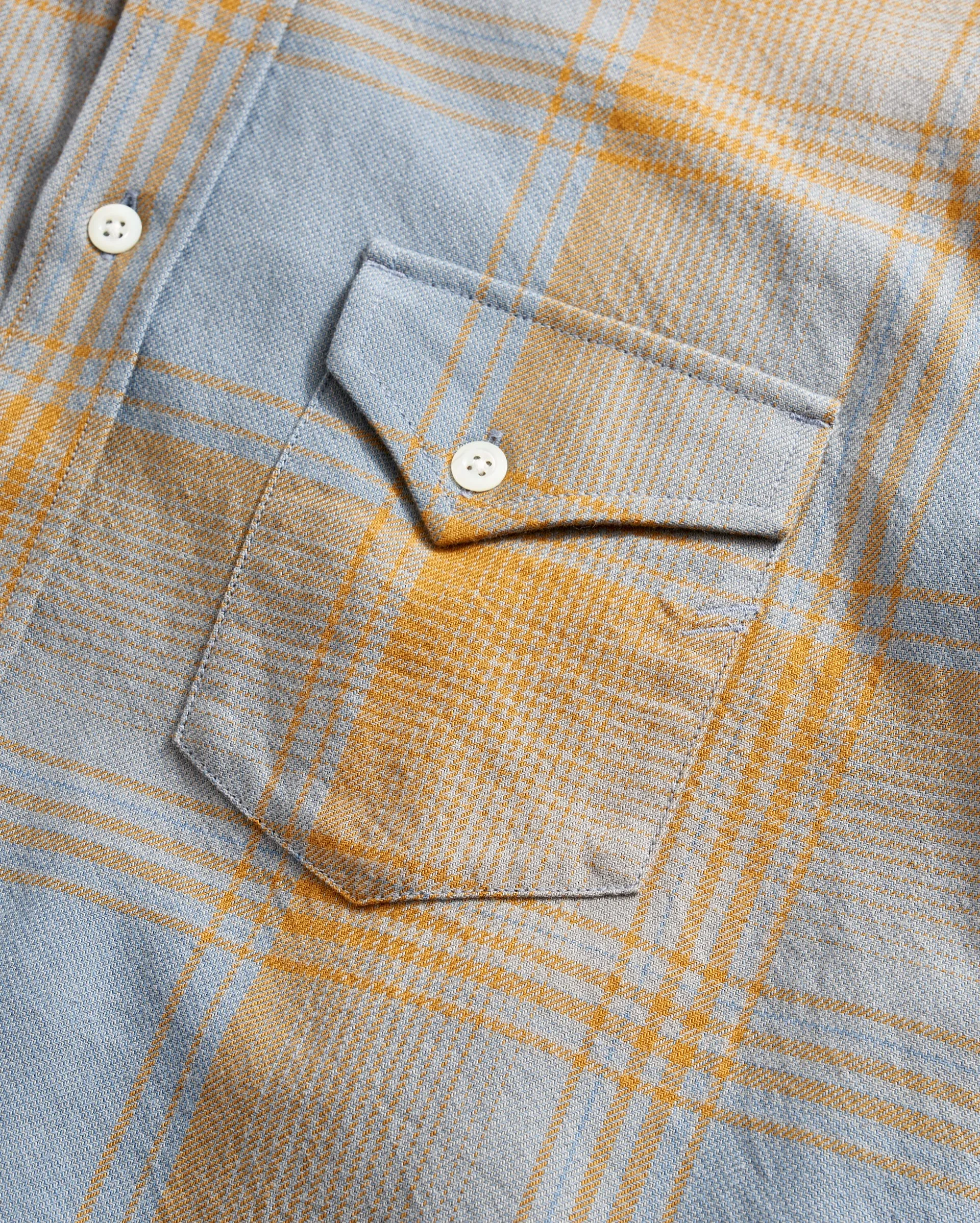 Large Scale Plaid Western Shirt sold by Billy Reid product image thumbnail 4