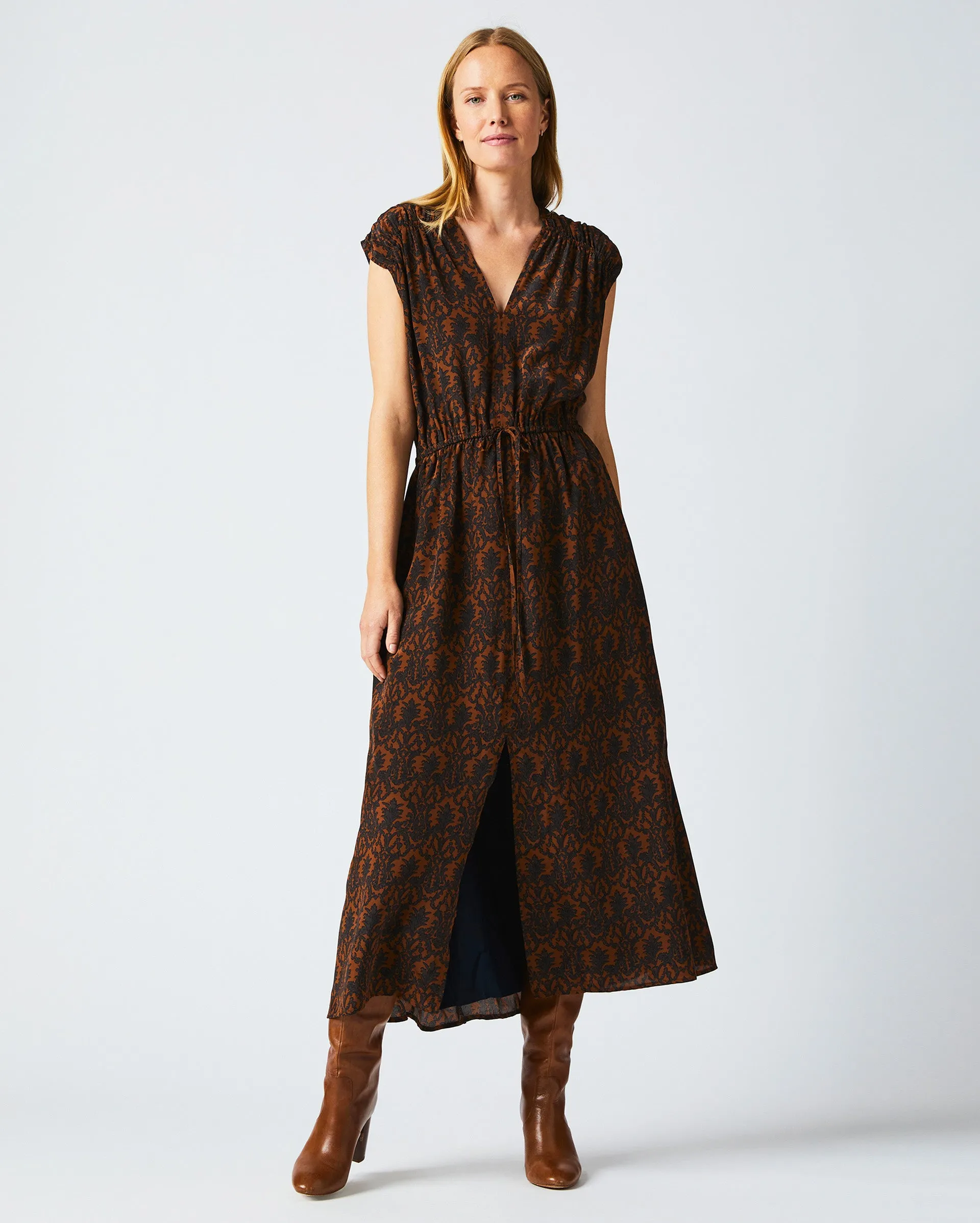 V-Neck Maxi Dress sold by Billy Reid product image thumbnail 2