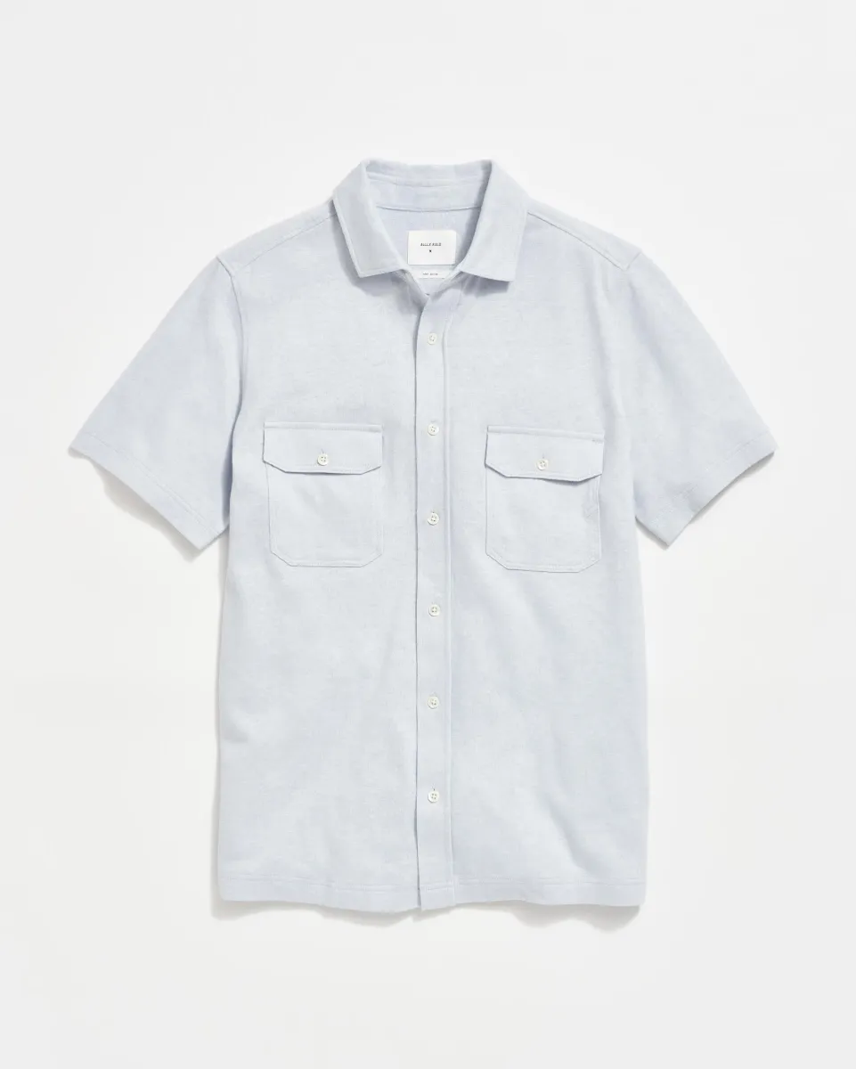 Short Sleeve Hemp Cotton Knit Shirt sold by Billy Reid