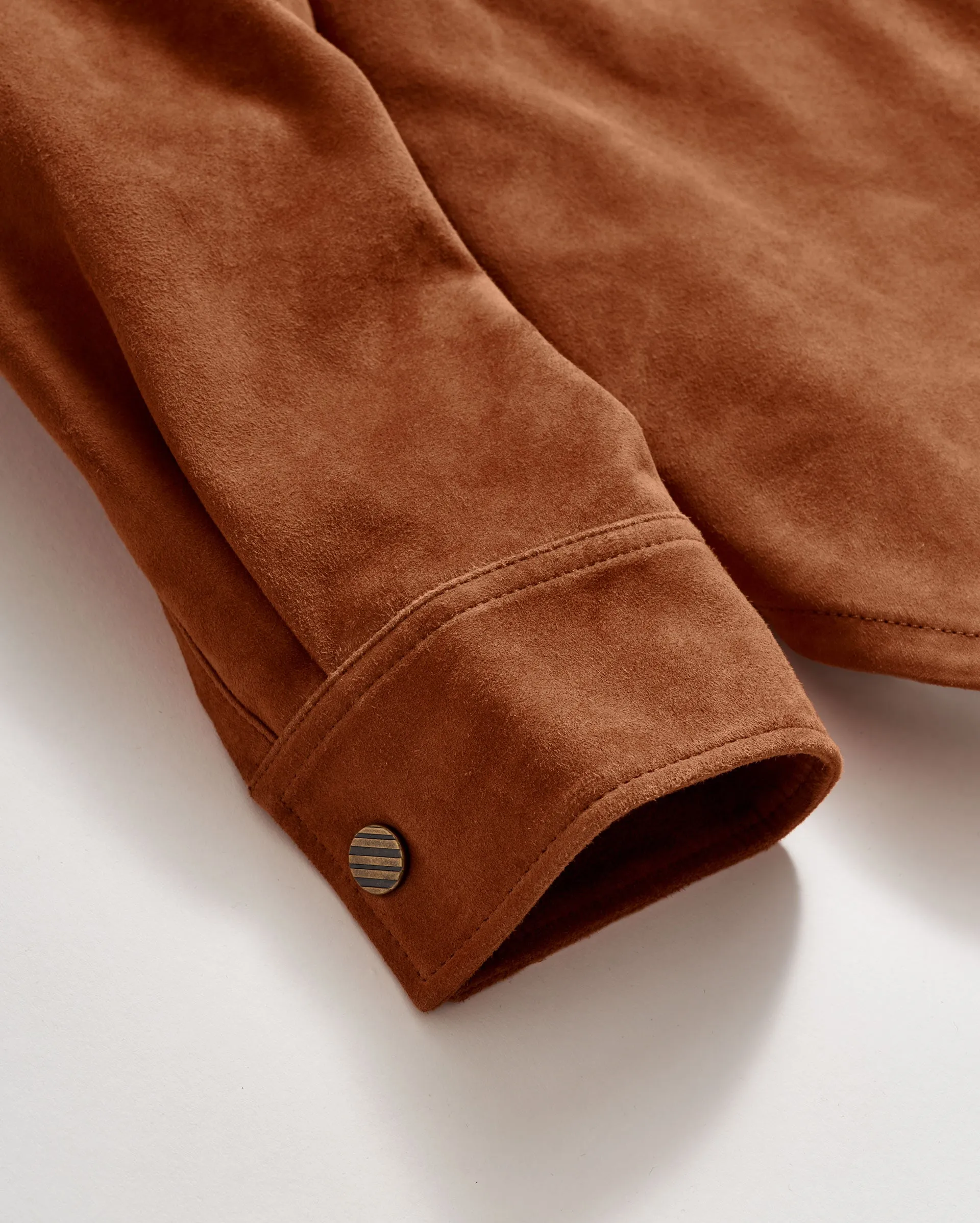 Savoy Suede Workshirt sold by Billy Reid product image thumbnail 5