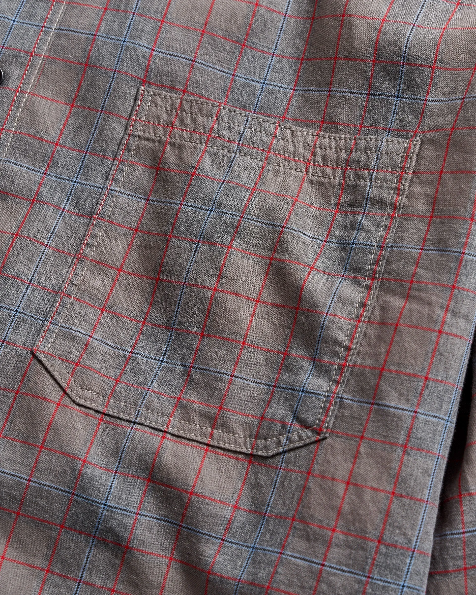Melange Plaid Tuscumbia Shirt Button Down sold by Billy Reid product image thumbnail 4