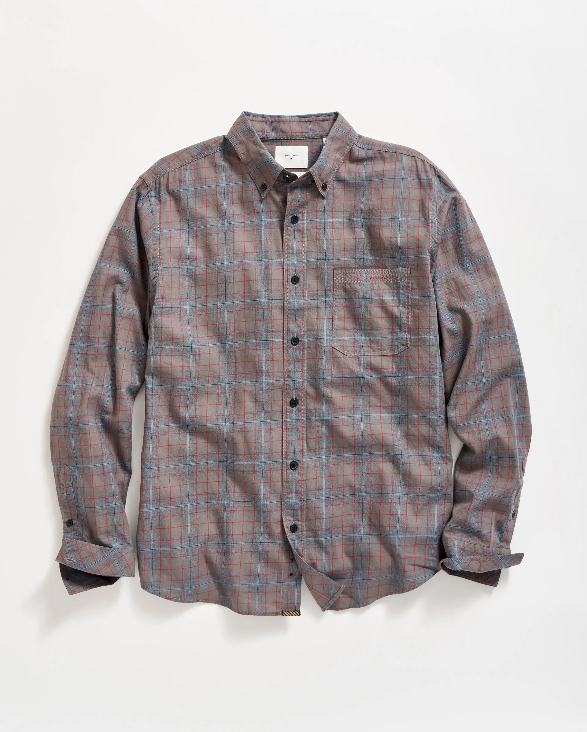 Melange Plaid Tuscumbia Shirt Button Down sold by Billy Reid