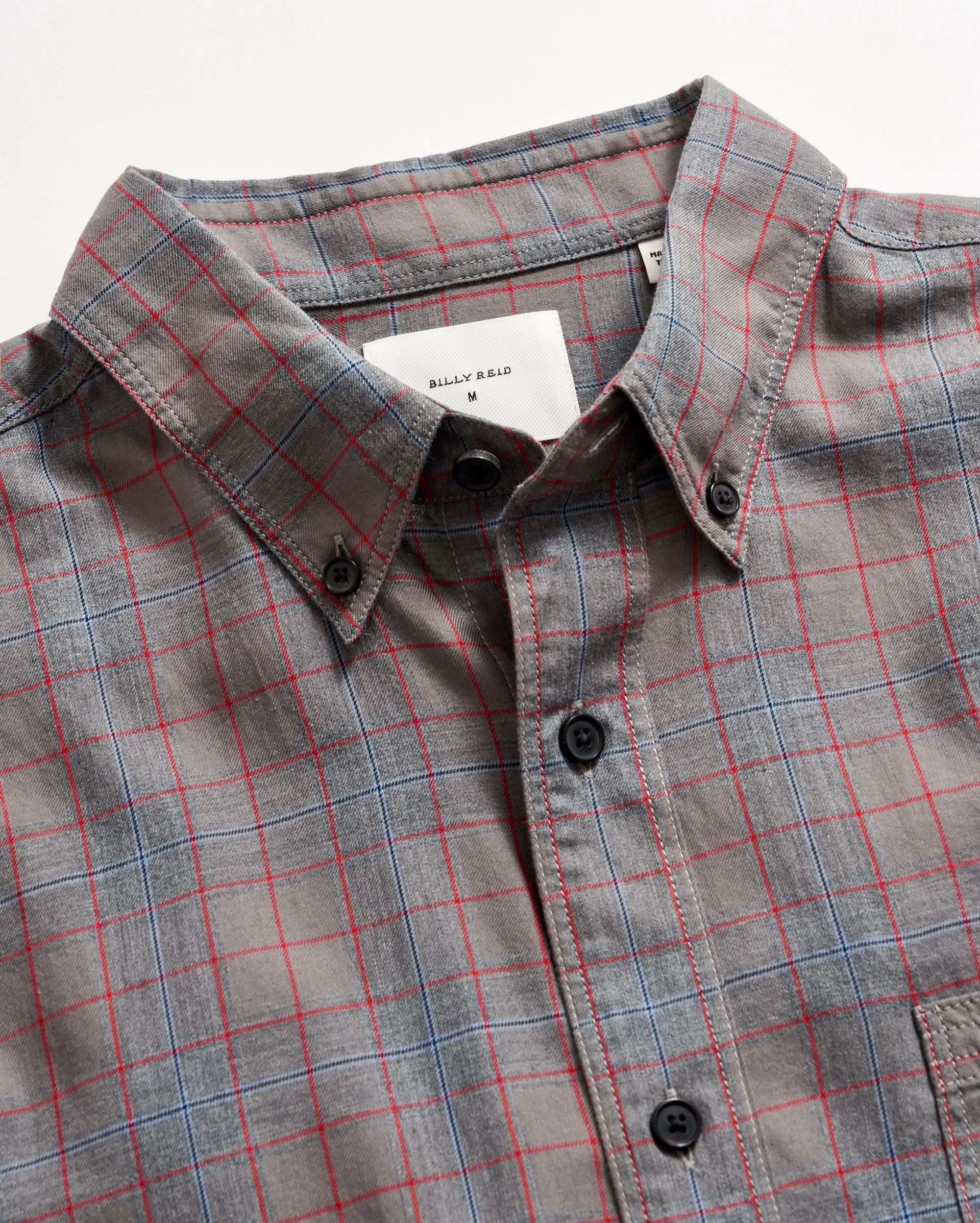 Melange Plaid Tuscumbia Shirt Button Down sold by Billy Reid product image thumbnail 3