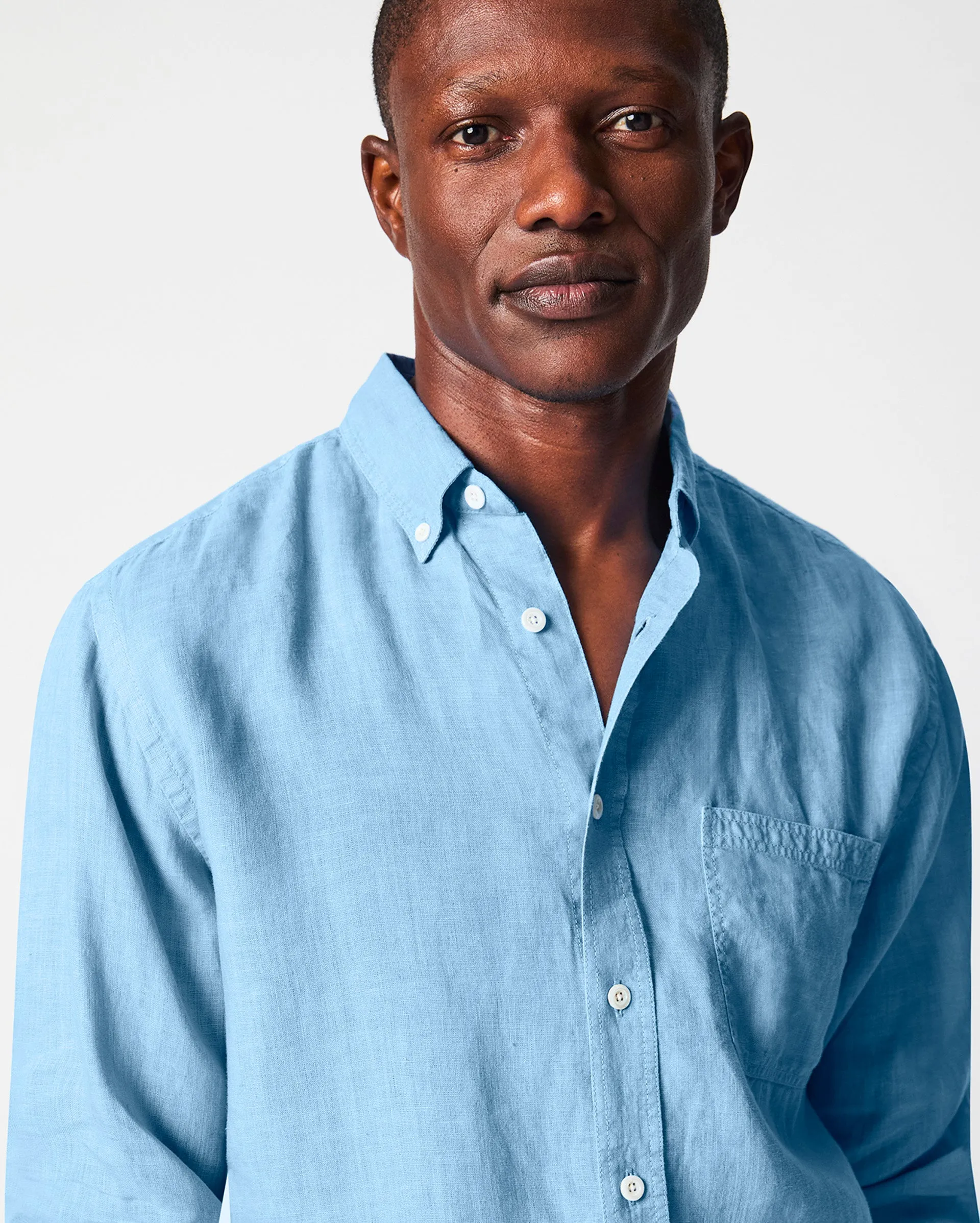 Tuscumbia Linen Shirt Button Down sold by Billy Reid product image thumbnail 2