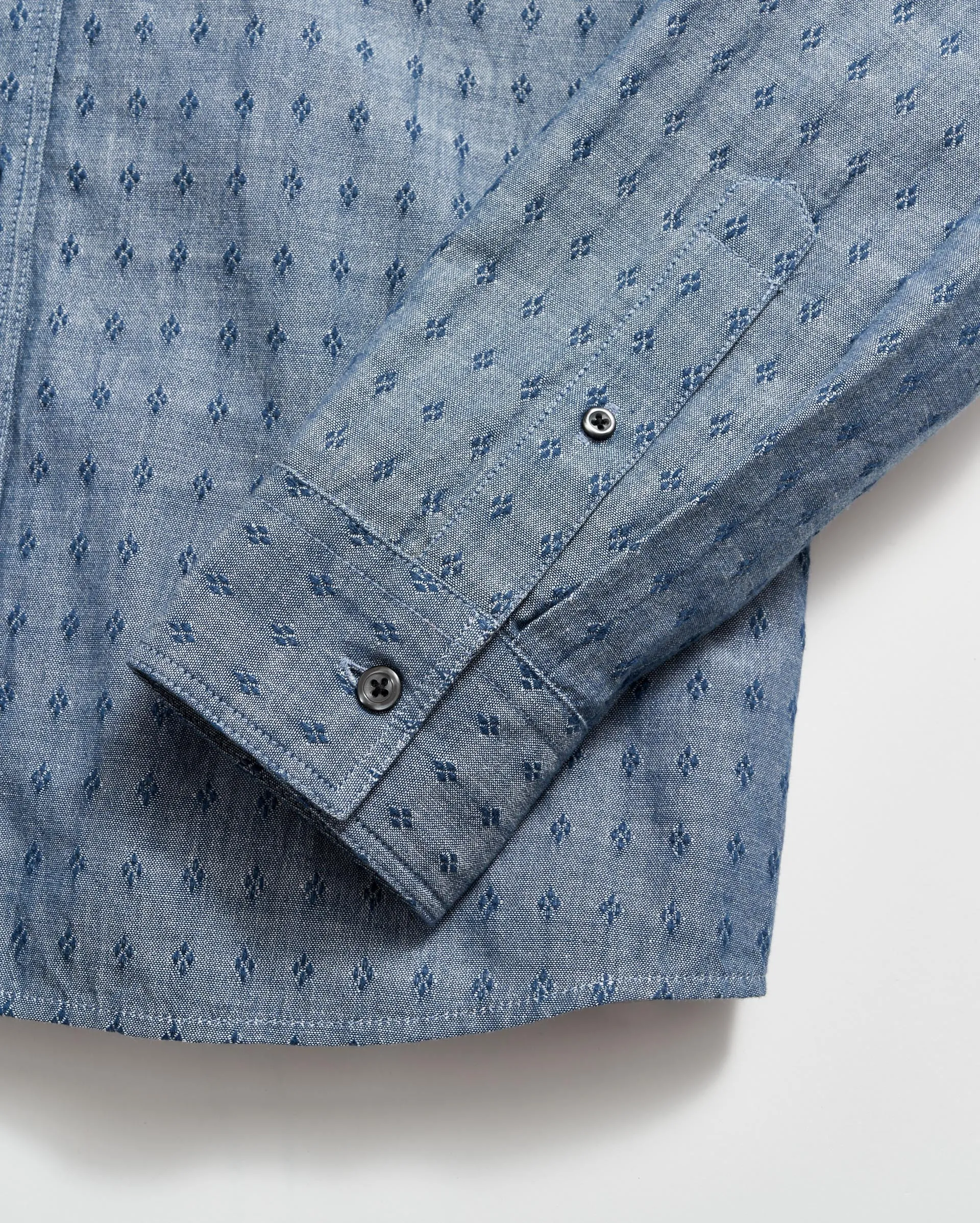 Diamond Dobby Tuscumbia Shirt Button Down sold by Billy Reid product image thumbnail 5