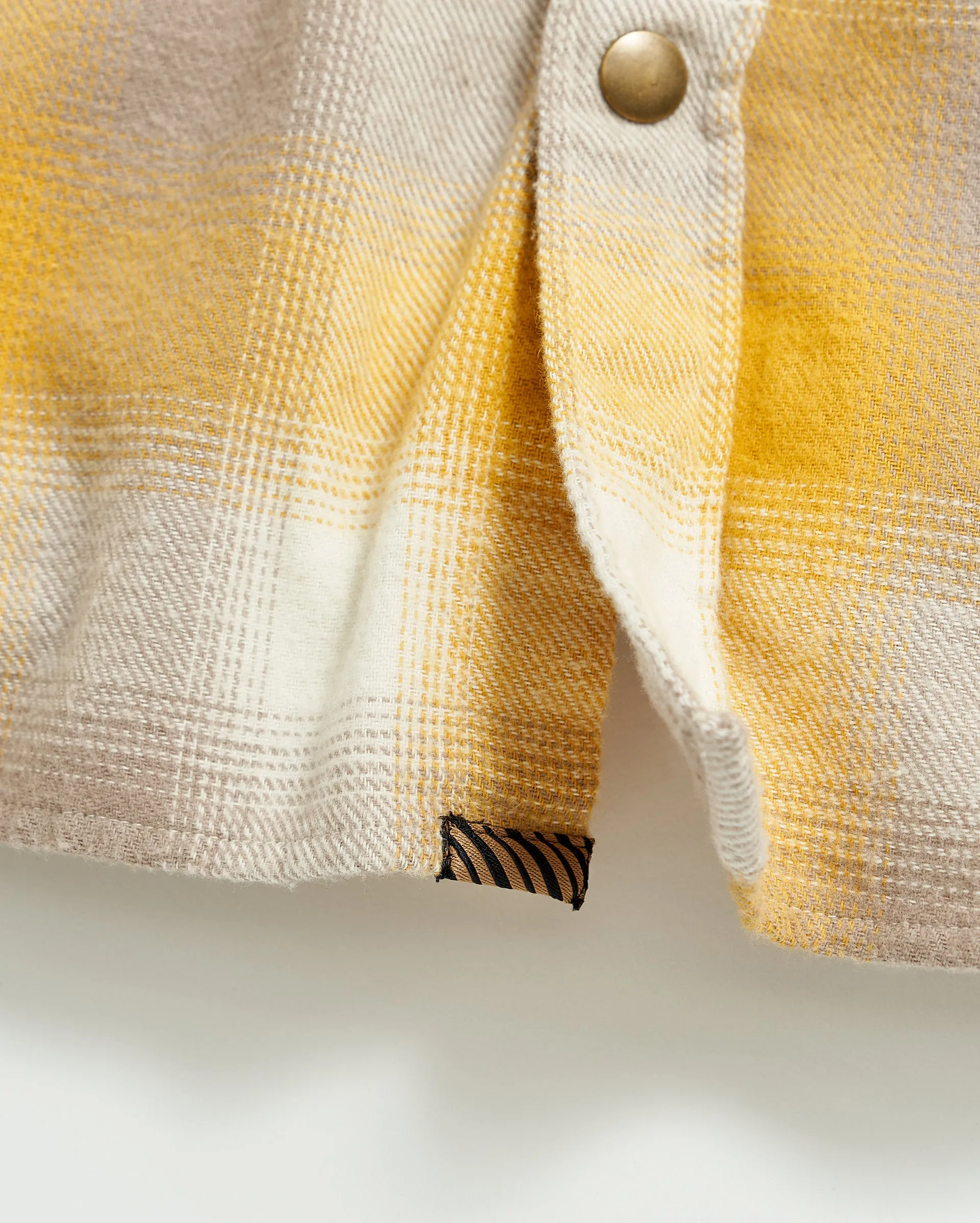 Flannel Bold Plaid Western Snap Front Shirt sold by Billy Reid product image thumbnail 5