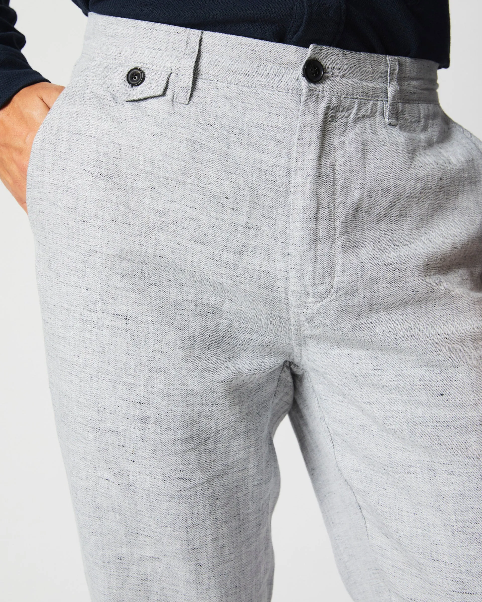 Herringbone Michael Pant sold by Billy Reid product image thumbnail 3