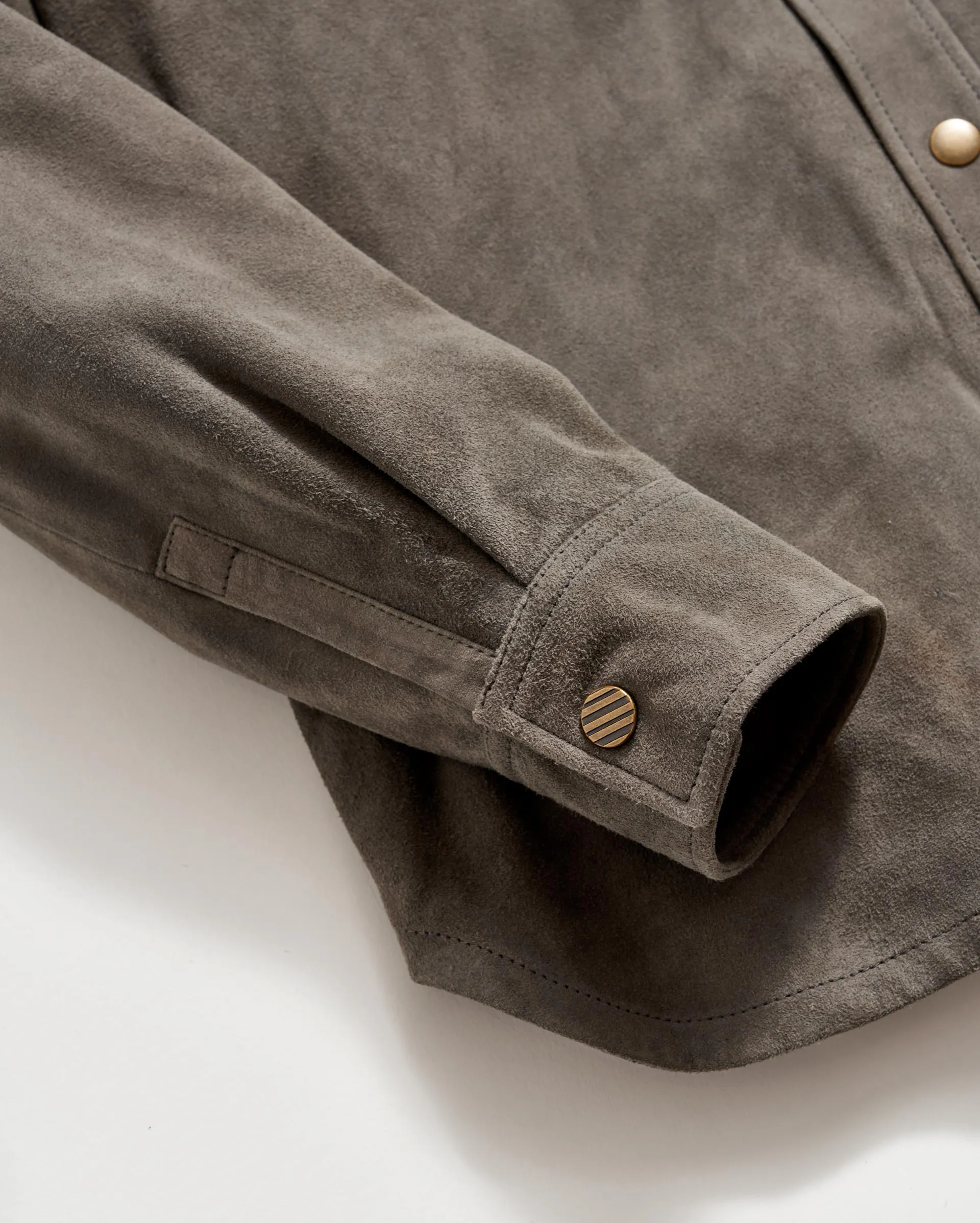 SAVOY SUEDE WORKSHIRT sold by Billy Reid product image thumbnail 5