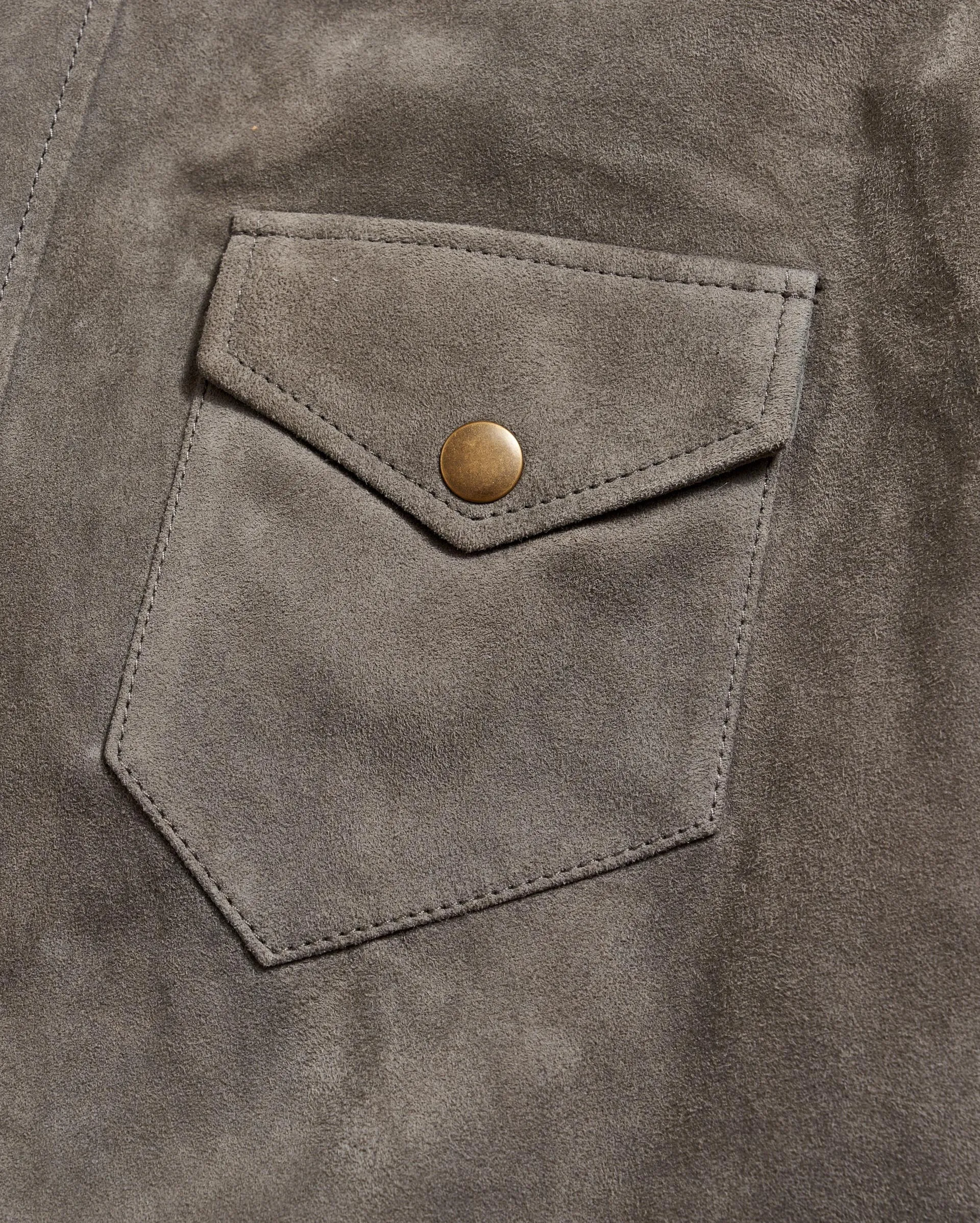 SAVOY SUEDE WORKSHIRT sold by Billy Reid product image thumbnail 4