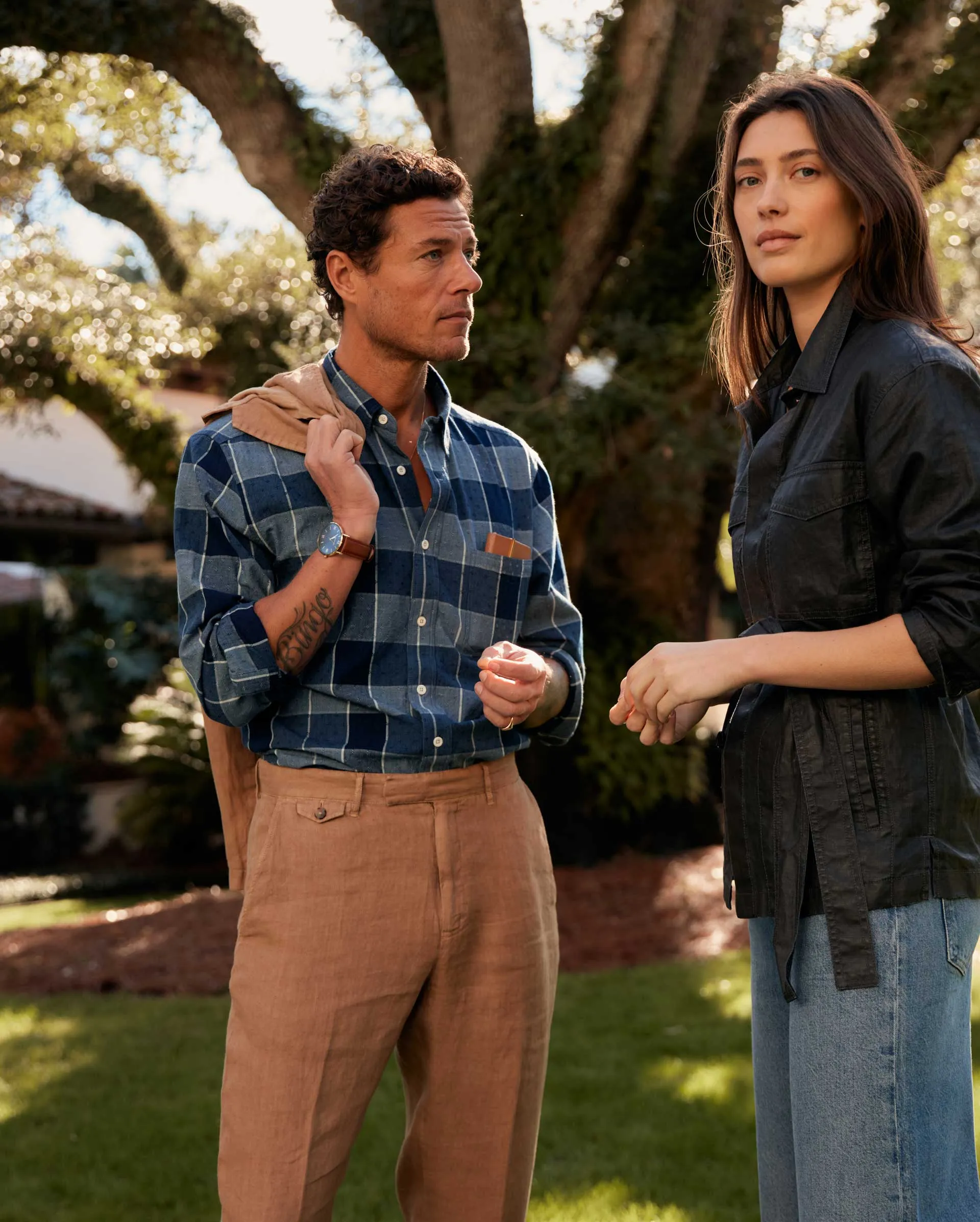 Indigo Dobby Tuscumbia Shirt Button Down sold by Billy Reid product image thumbnail 3