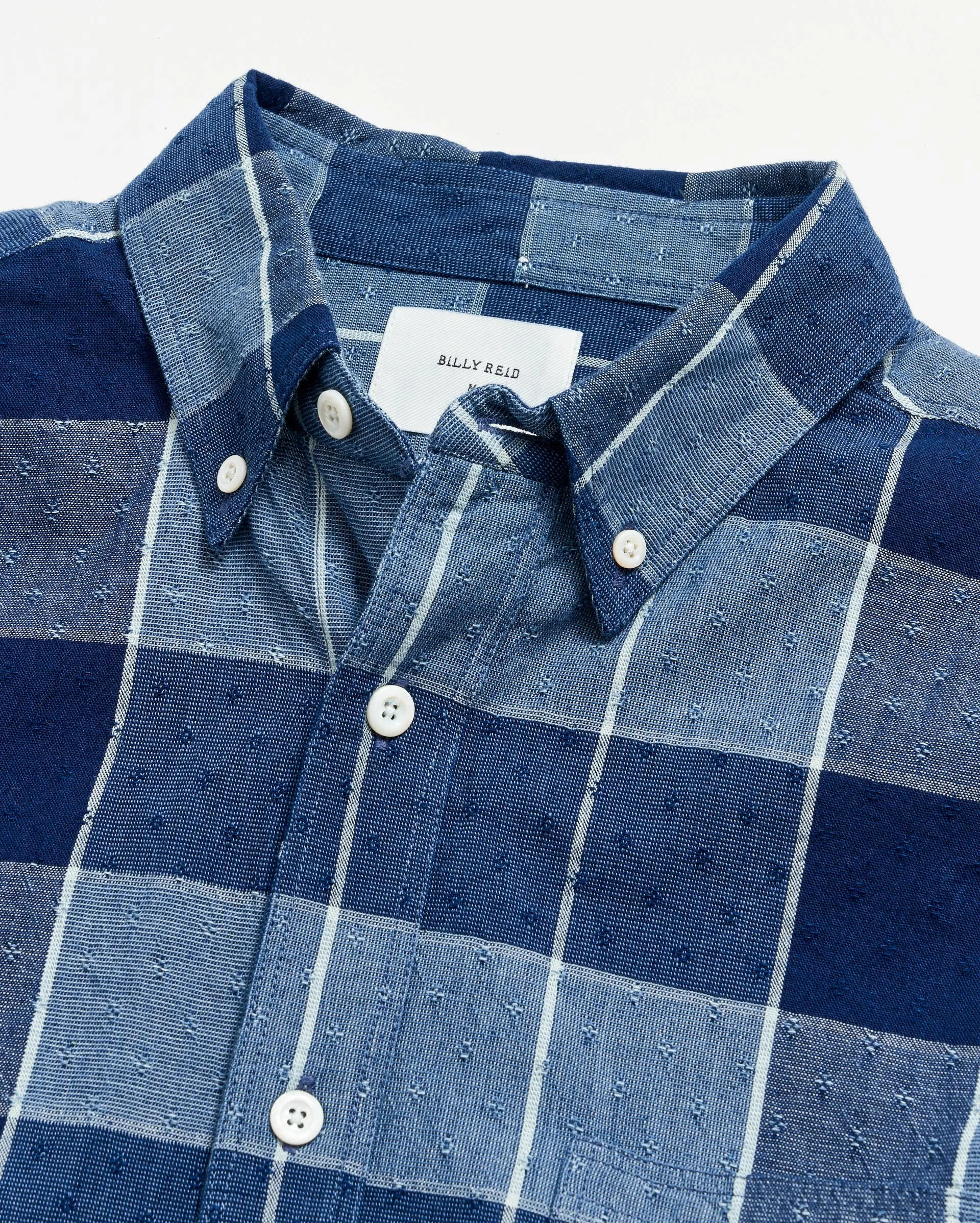 Indigo Dobby Tuscumbia Shirt Button Down sold by Billy Reid product image thumbnail 4