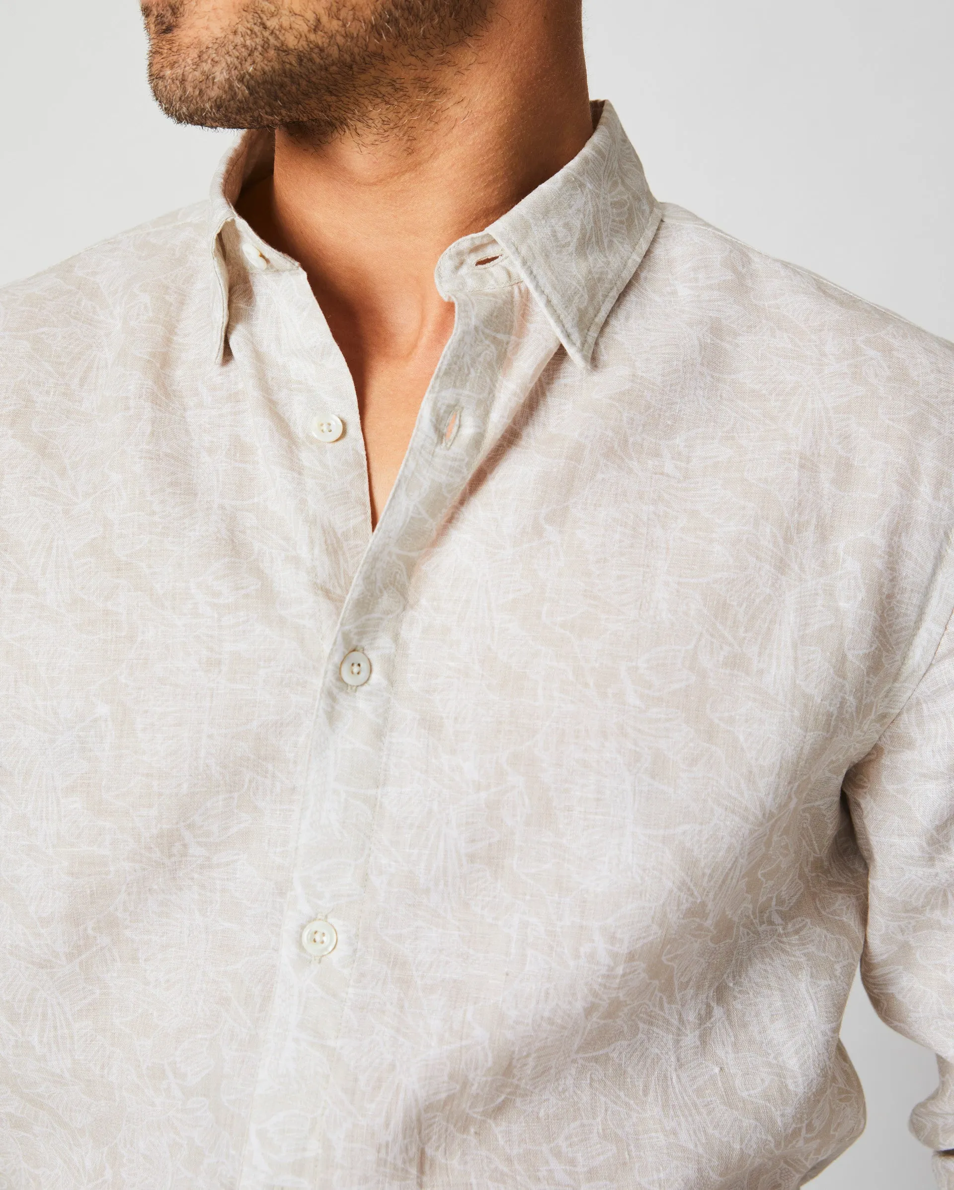 Flock Linen Wilson Shirt sold by Billy Reid product image thumbnail 2