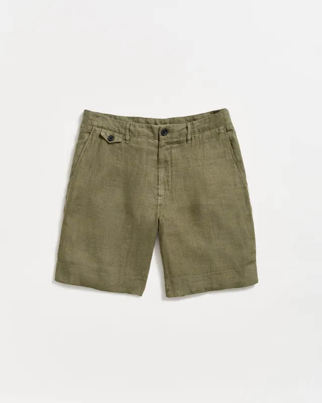 LINEN MOORE SHORT sold by Billy Reid