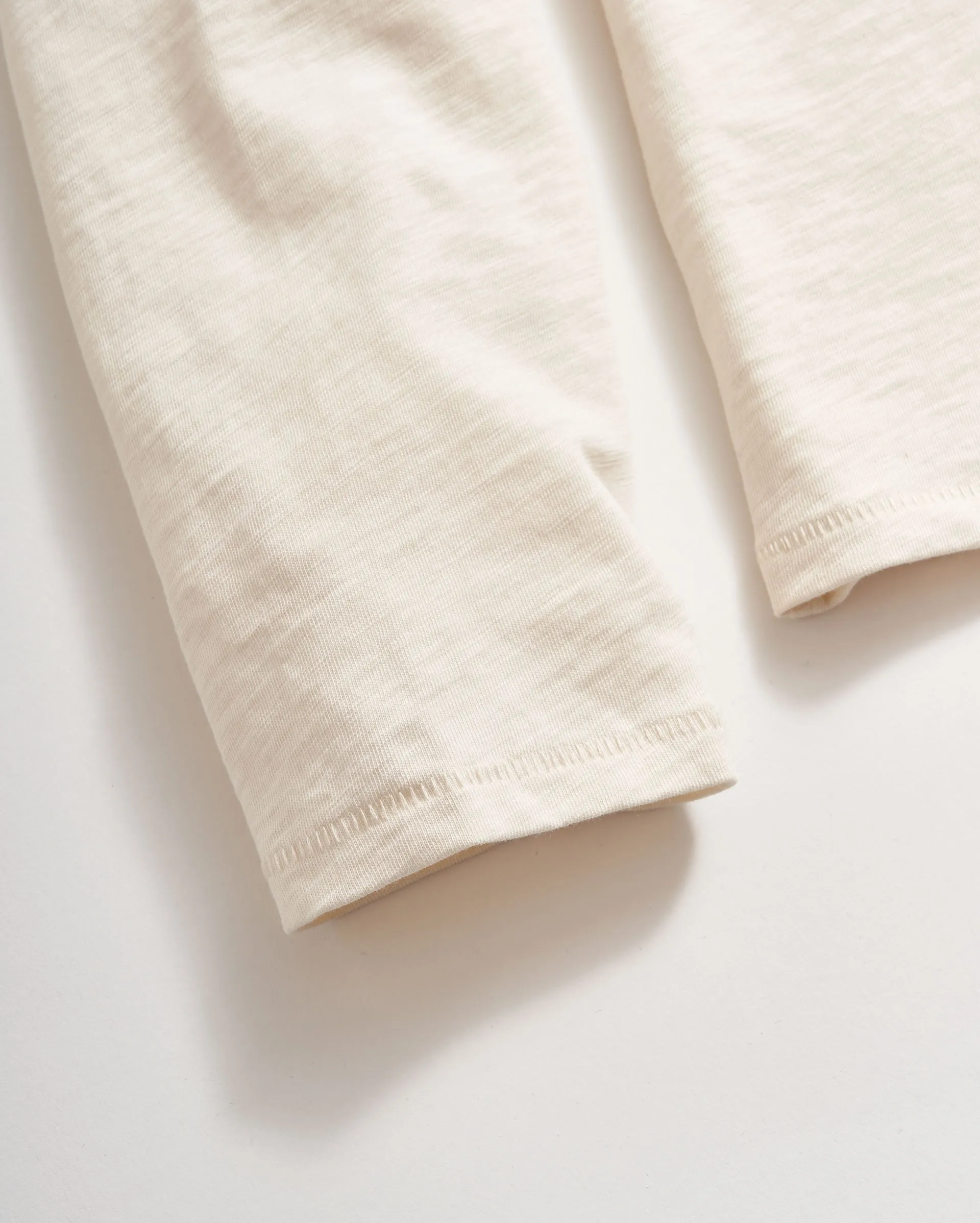 Long Sleeve Organic Cotton Henley sold by Billy Reid product image thumbnail 4