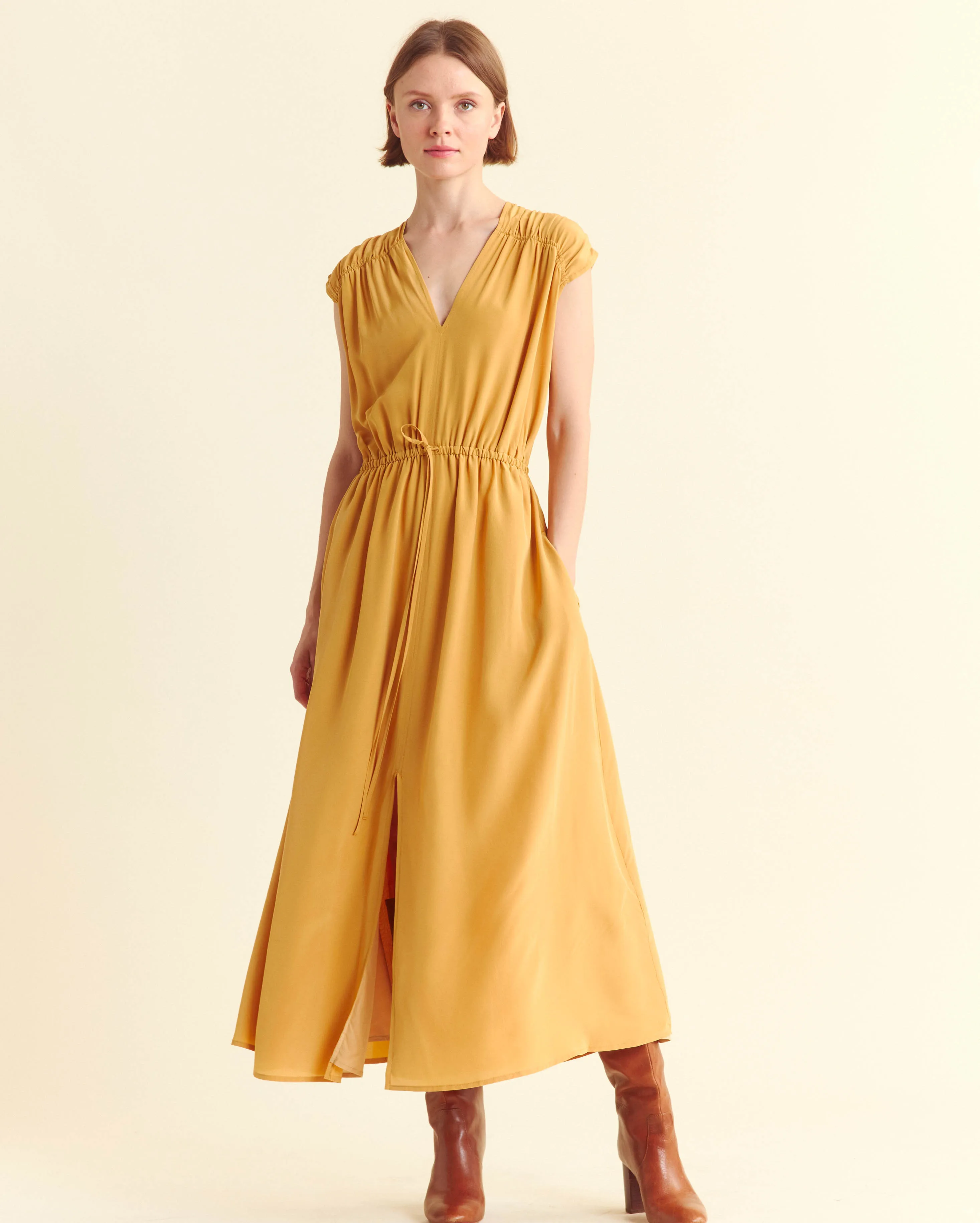 V-Neck Maxi Dress sold by Billy Reid product image thumbnail 2