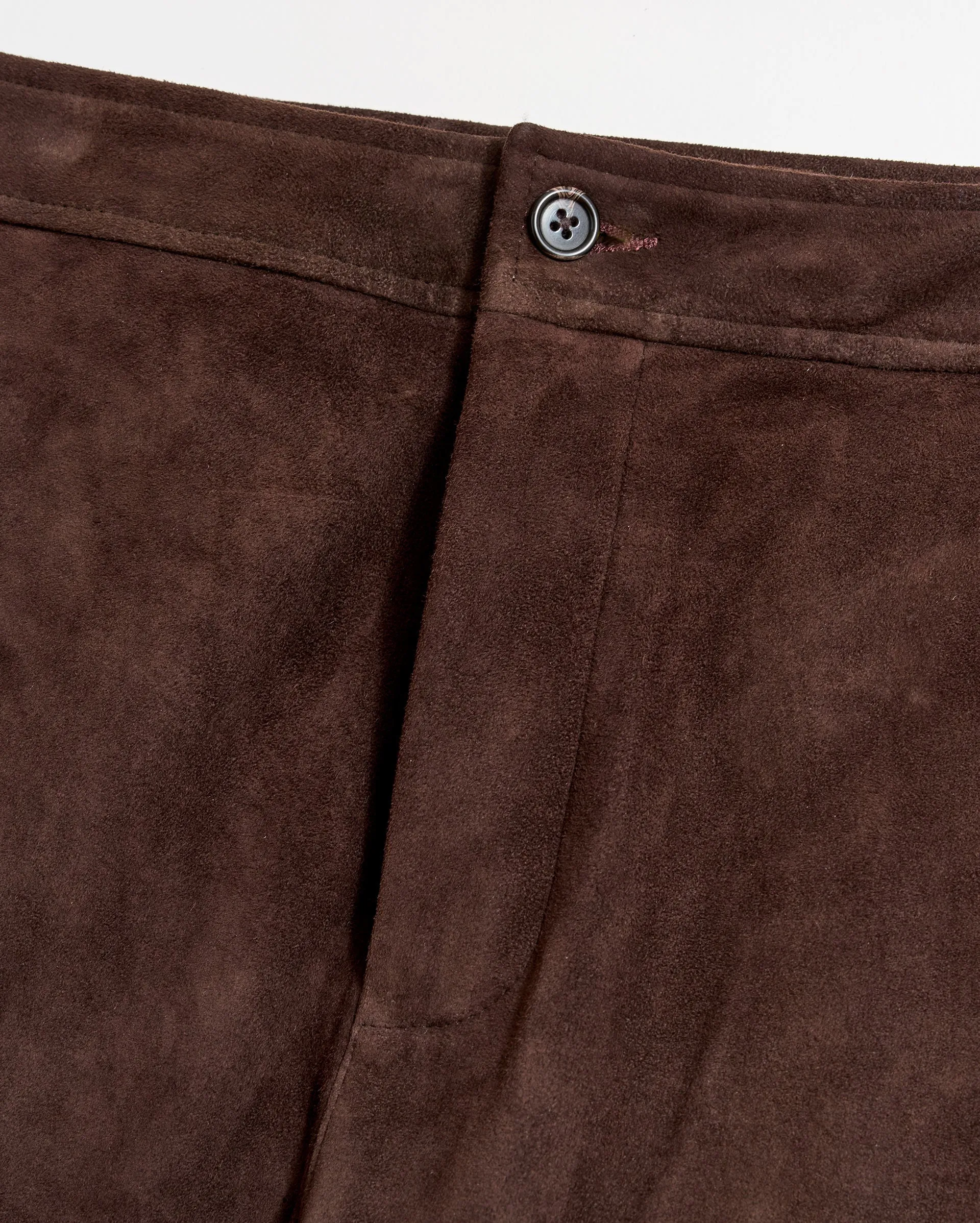 Stretch Suede Fly Front Legging sold by Billy Reid product image thumbnail 4