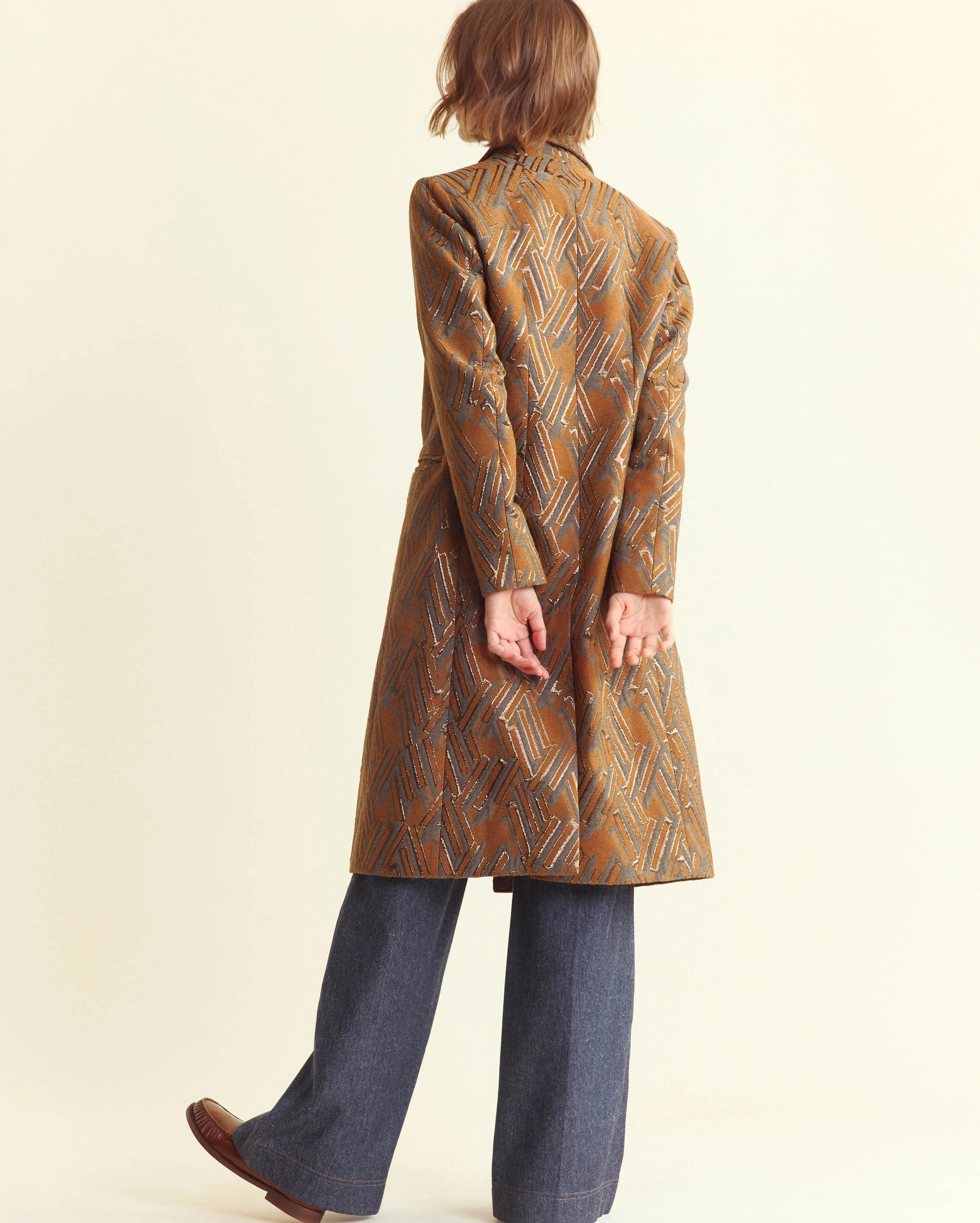 Tailored Jacquard Crombie sold by Billy Reid product image thumbnail 3