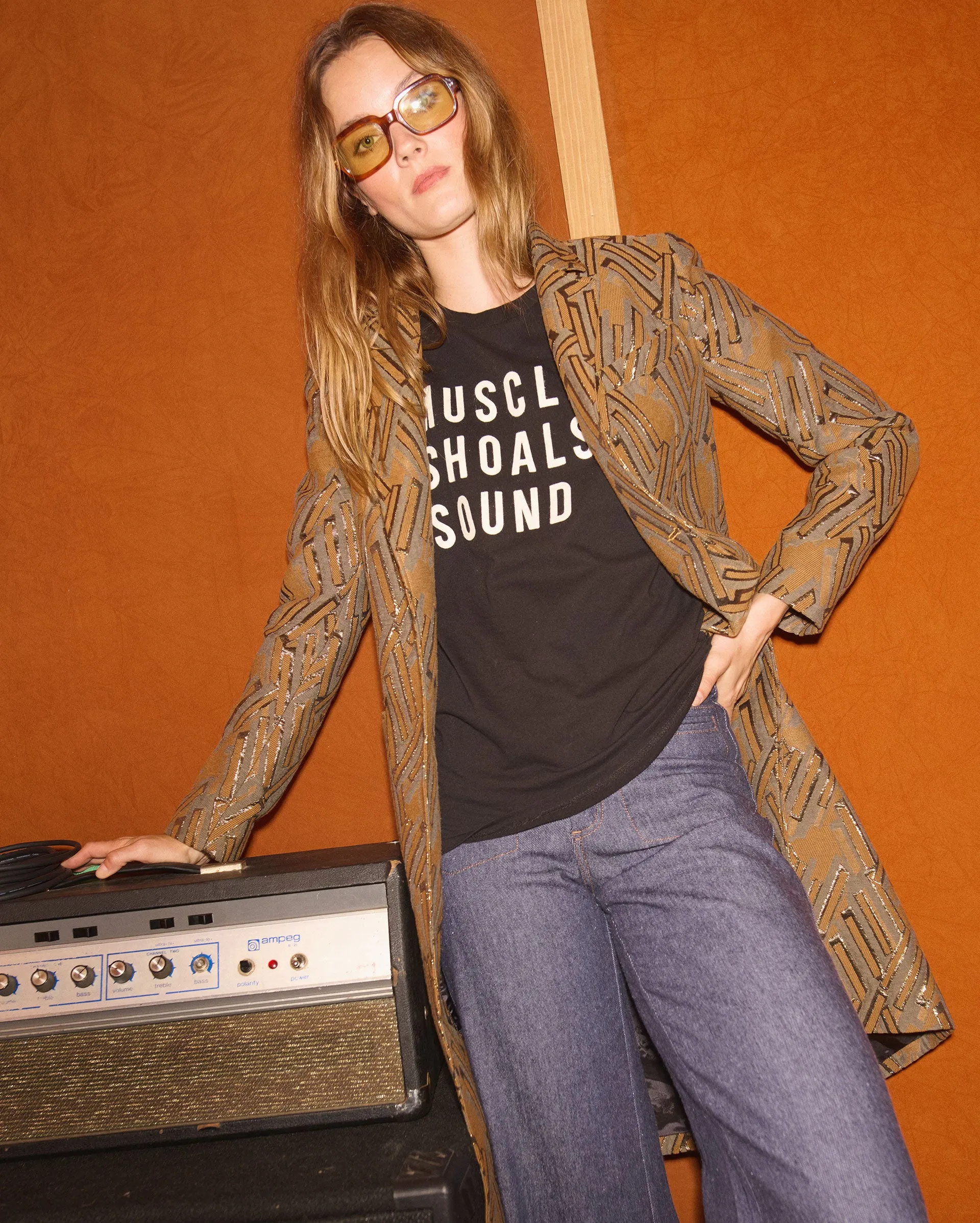 Tailored Jacquard Crombie sold by Billy Reid product image thumbnail 4