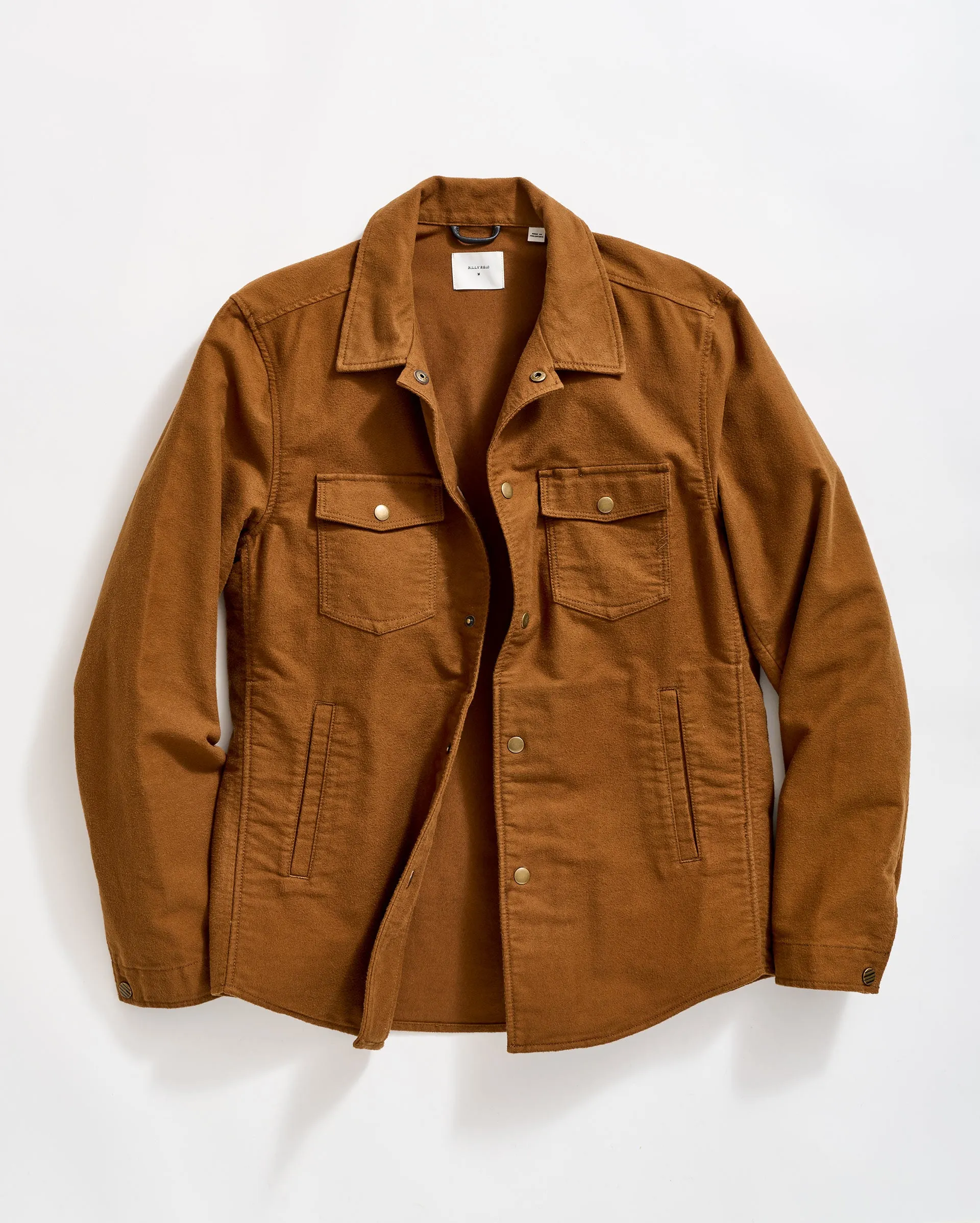 Moleskin Mo Shirt Jacket sold by Billy Reid