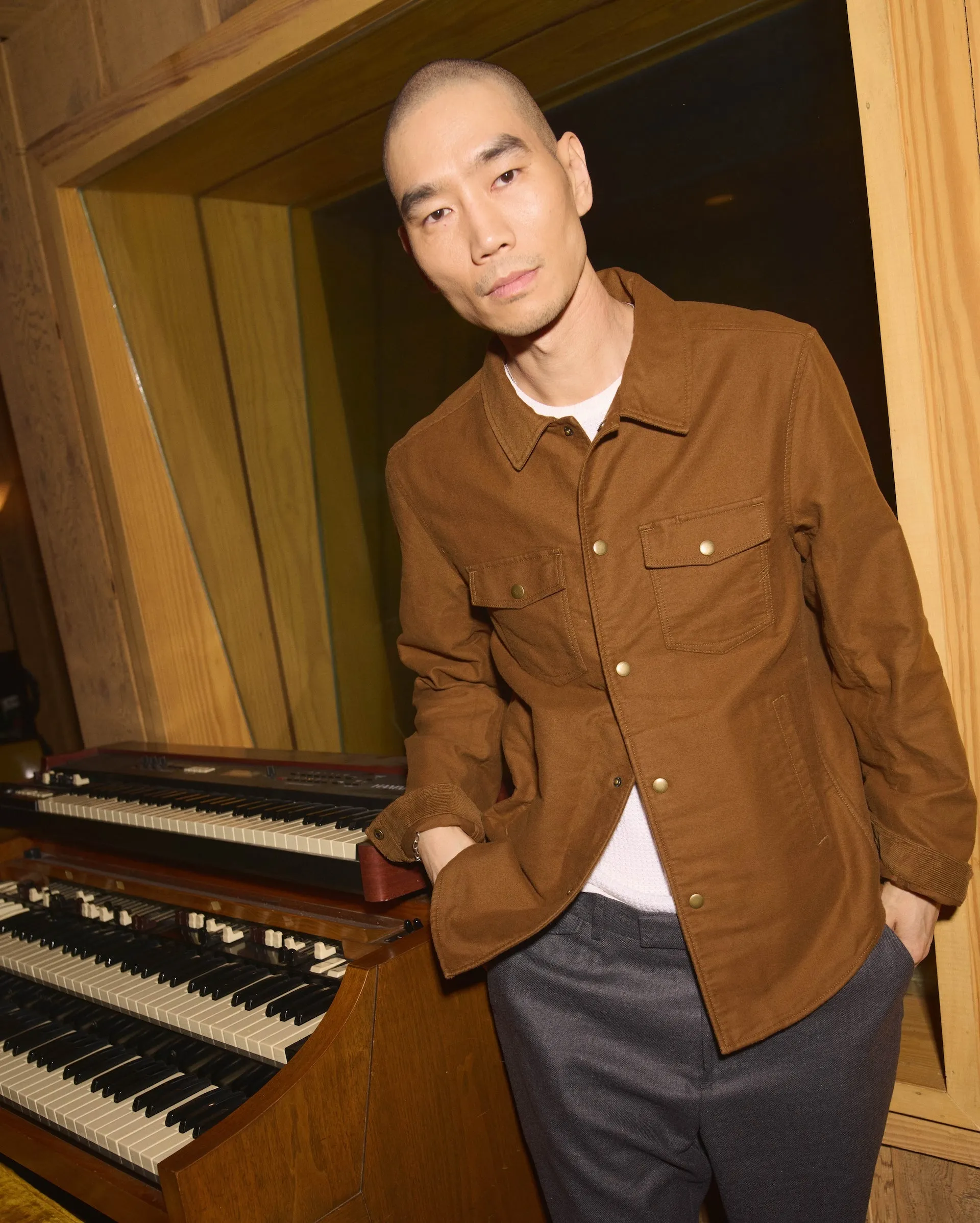 Moleskin Mo Shirt Jacket sold by Billy Reid product image thumbnail 2