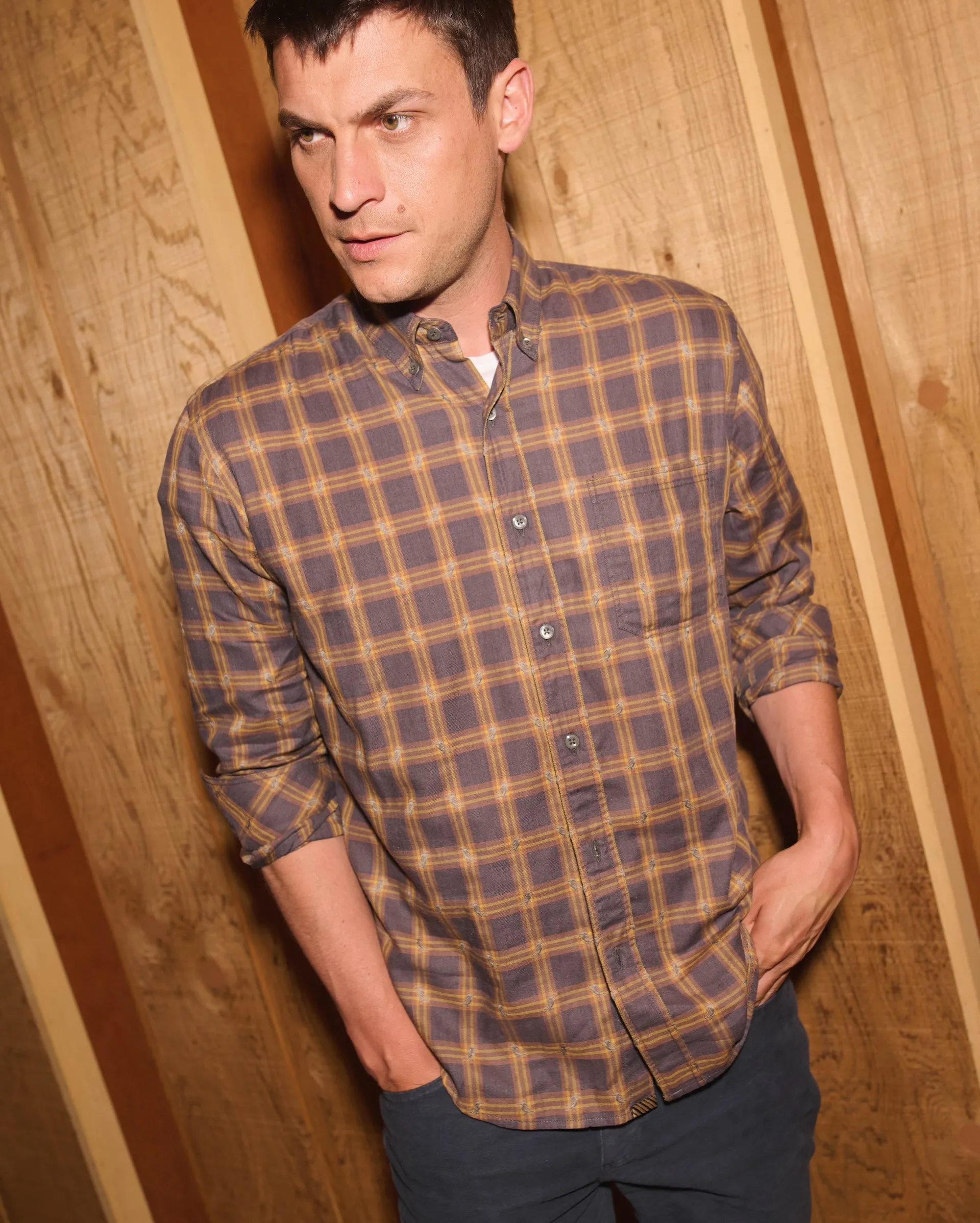 Melange Yellowhammer Tuscumbia Shirt Button-Down sold by Billy Reid product image thumbnail 5