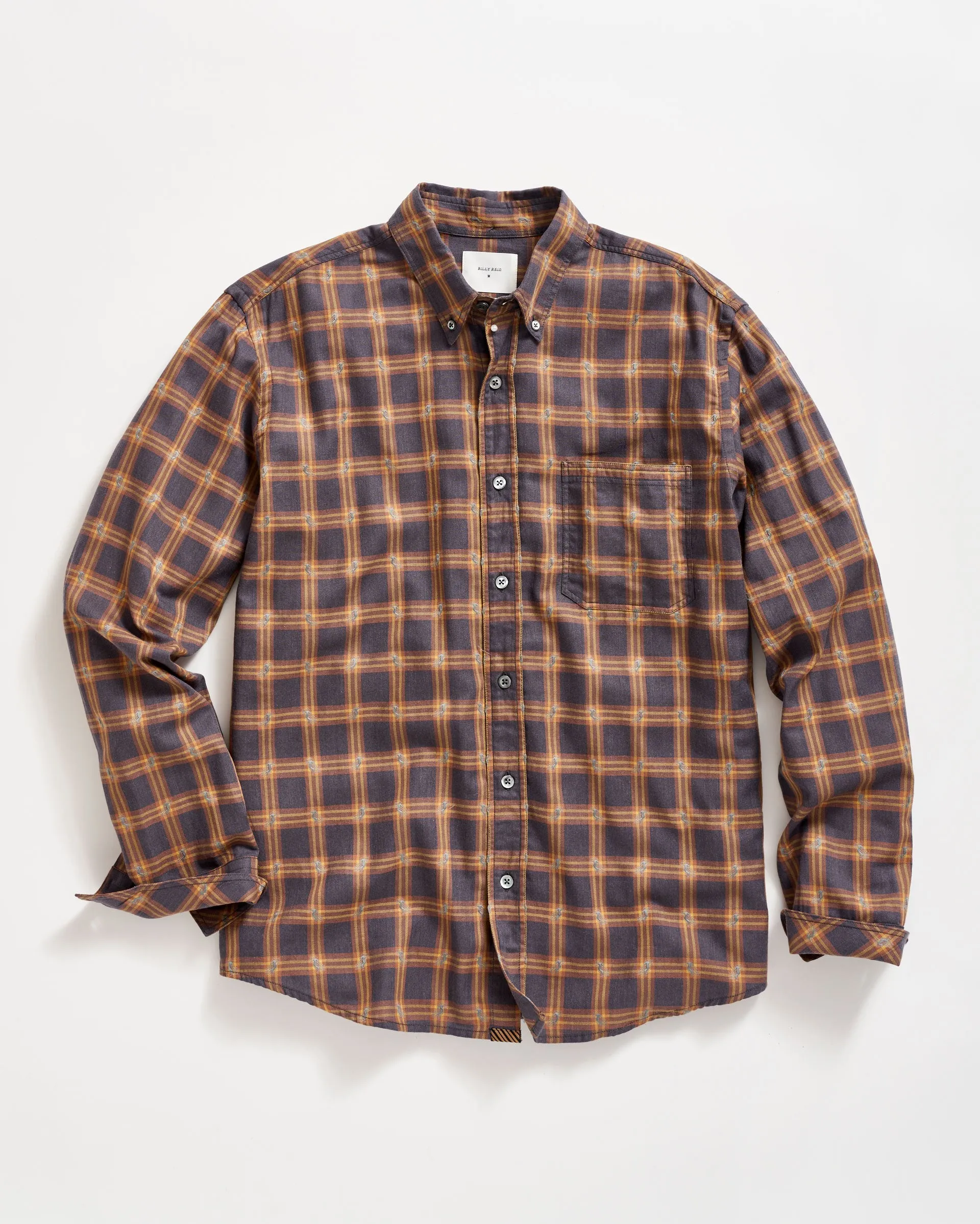 Melange Yellowhammer Tuscumbia Shirt Button-Down sold by Billy Reid