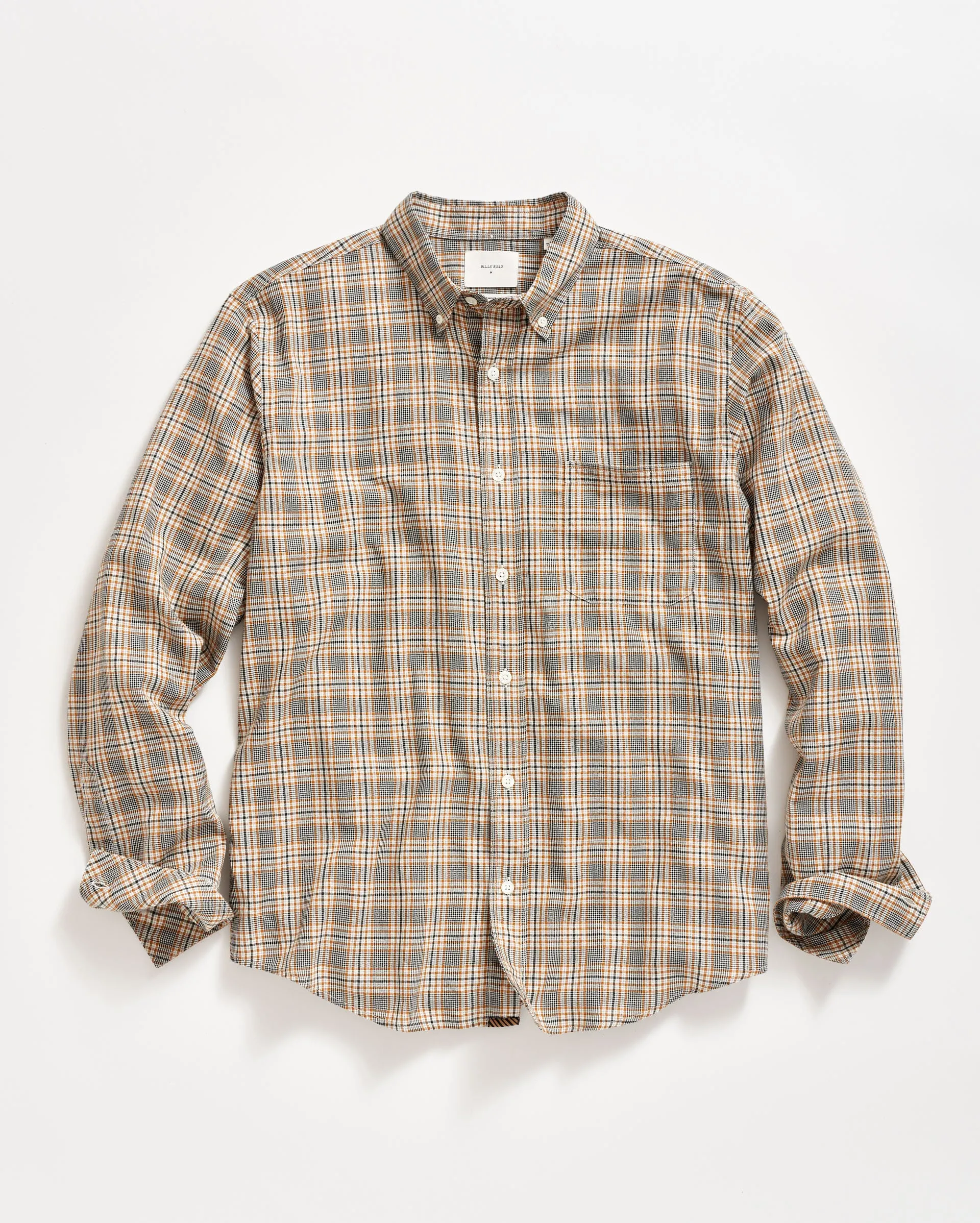 Micro-Herringbone Plaid Tuscumbia Shirt Button-Down sold by Billy Reid