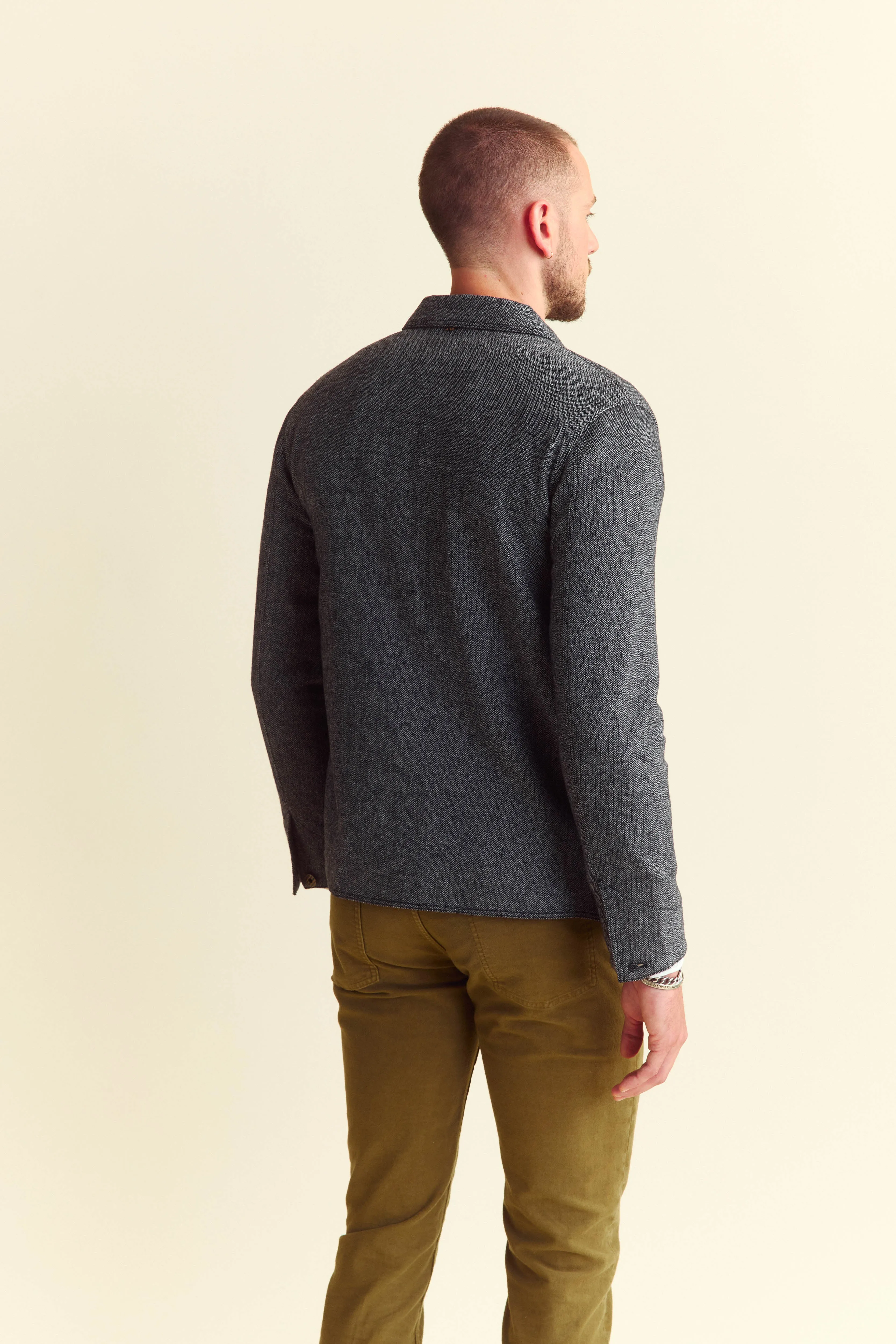 Herringbone Madison Jacket sold by Billy Reid product image thumbnail 3