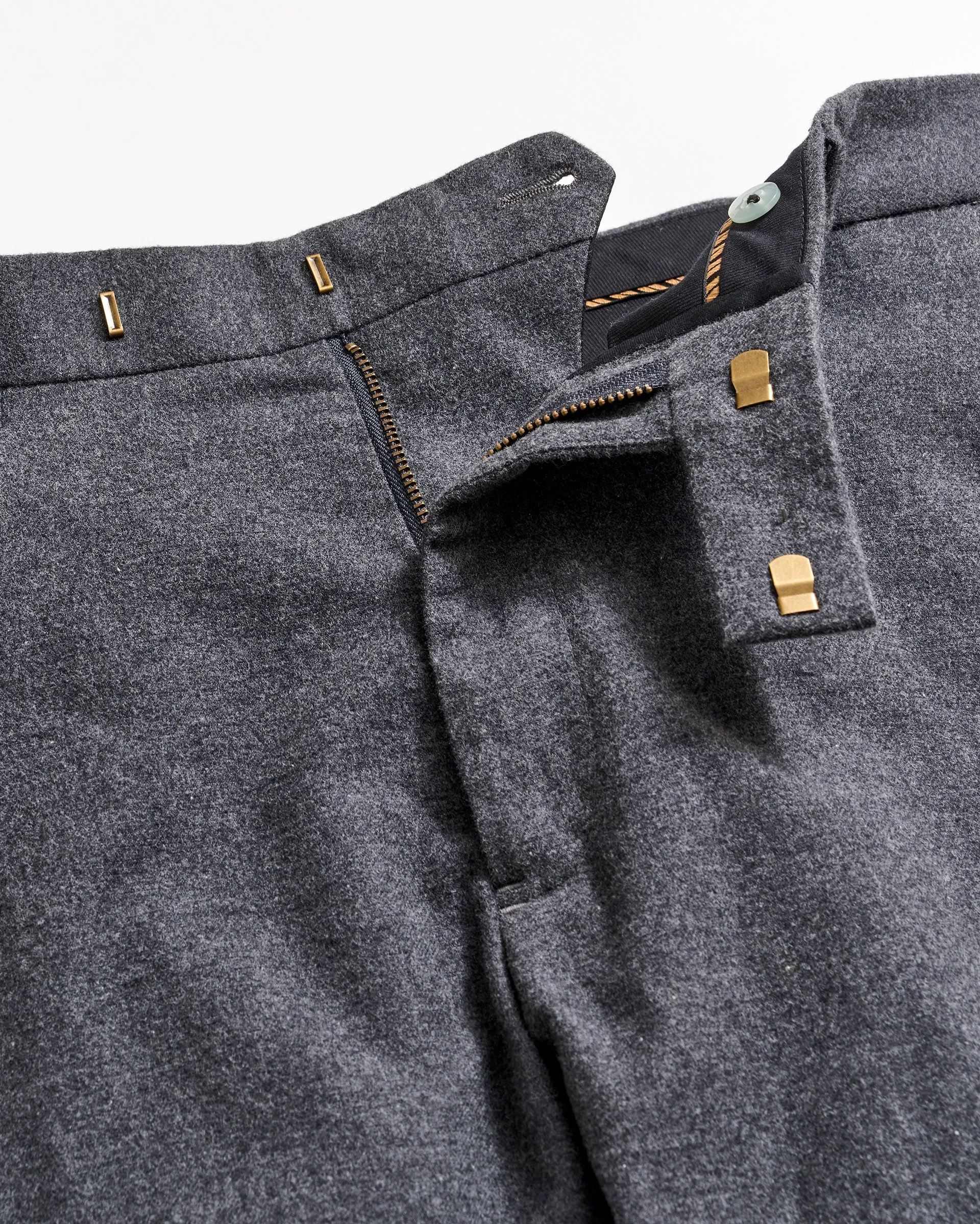 Flannel Flat Front Trouser sold by Billy Reid product image thumbnail 5