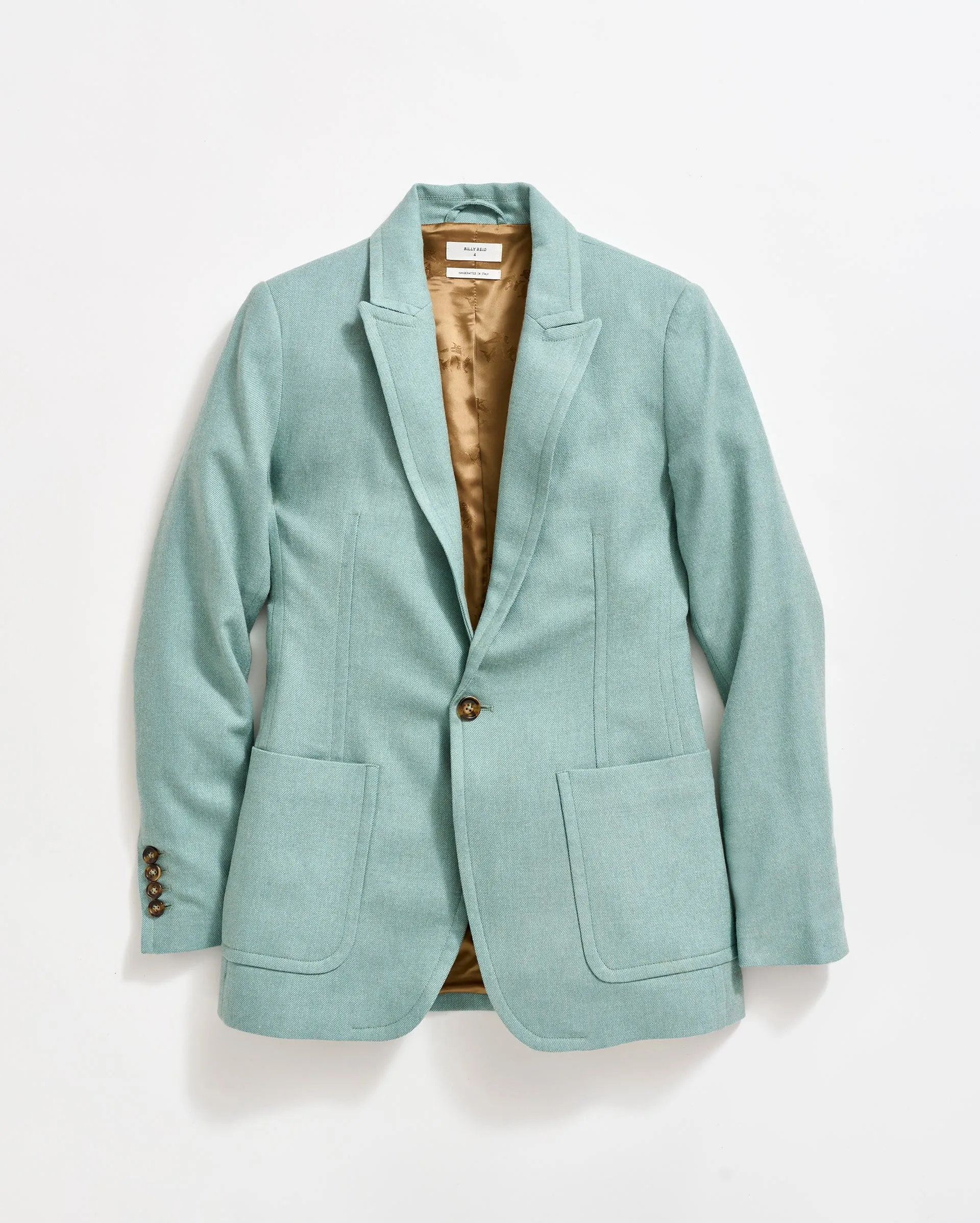 Wool Peak Lapel One Button Blazer sold by Billy Reid