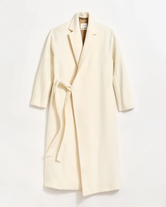 Wool Blend Wrap Coat sold by Billy Reid