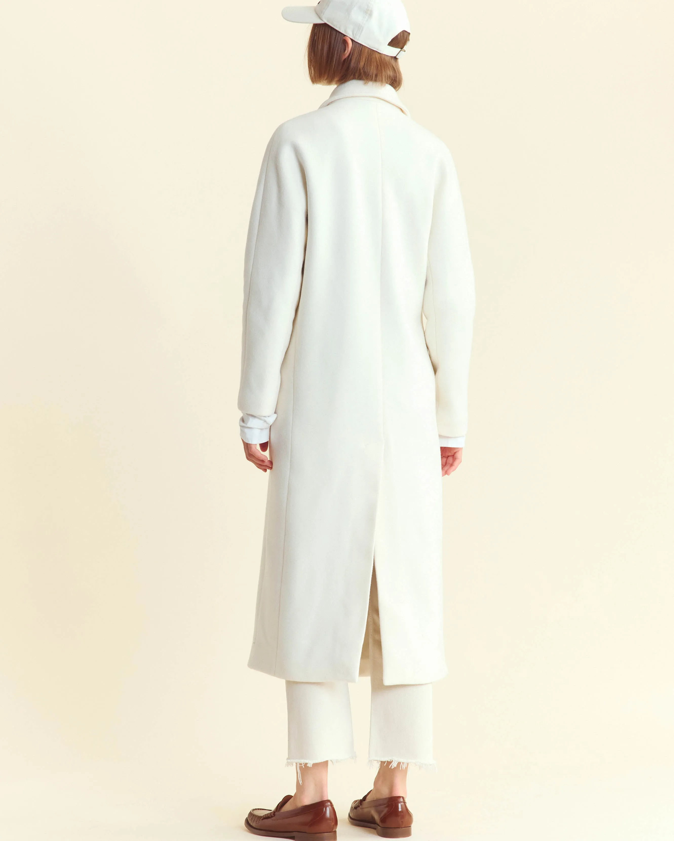 Wool Blend Wrap Coat sold by Billy Reid product image thumbnail 3