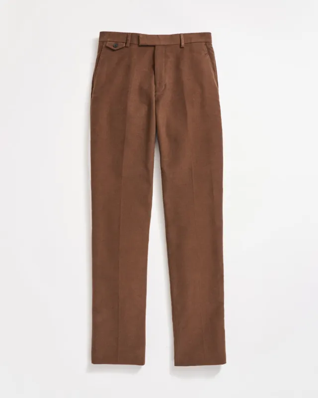Twill Moleskin Flat Front Trouser sold by Billy Reid