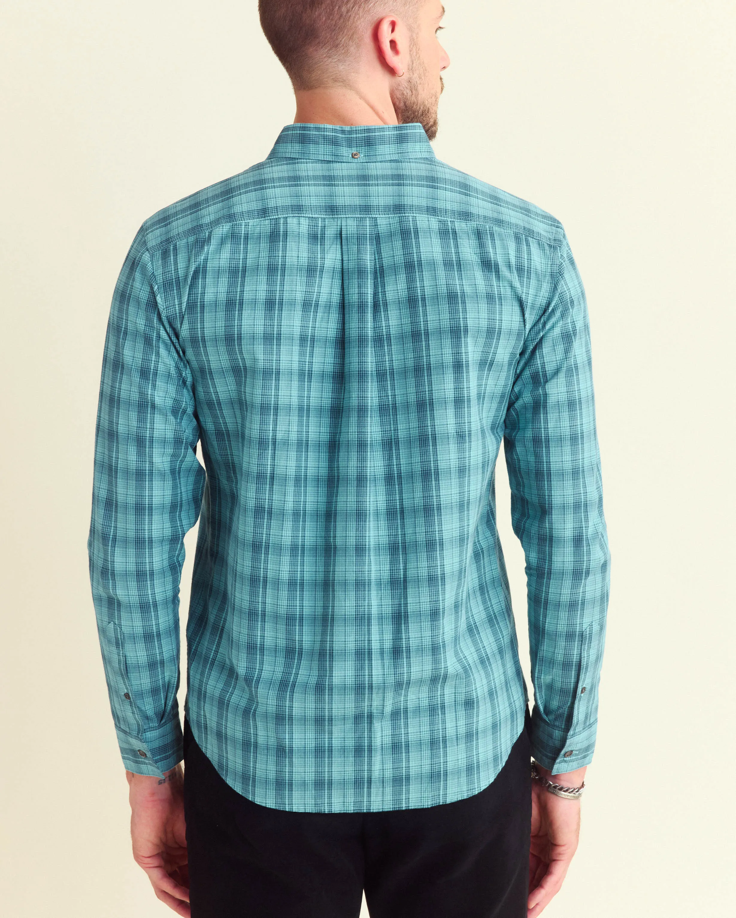 Shadow Plaid Tuscumbia Shirt Button Down sold by Billy Reid product image thumbnail 3