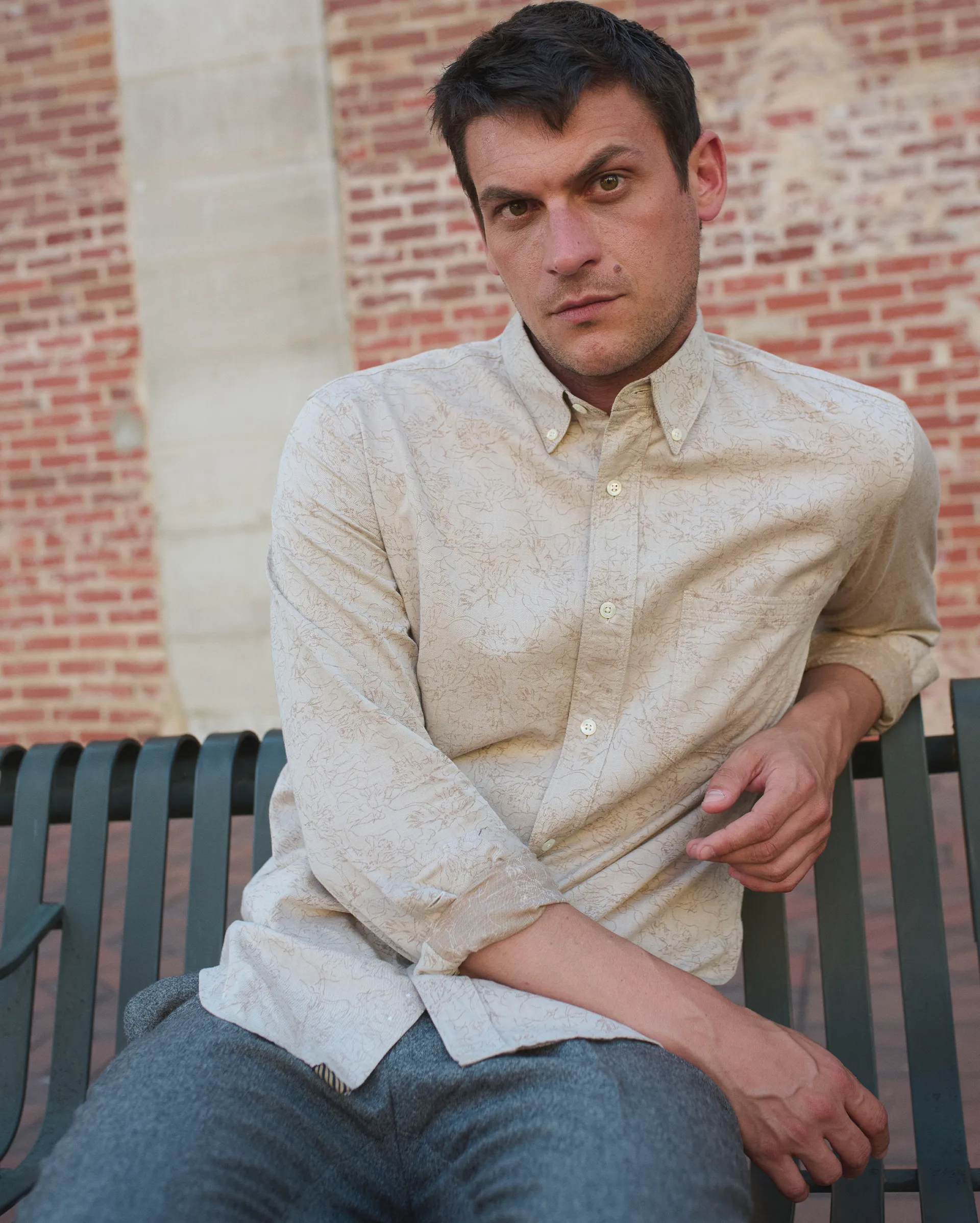 Melange Yellowhammer Tuscumbia Shirt Button-Down sold by Billy Reid product image thumbnail 4