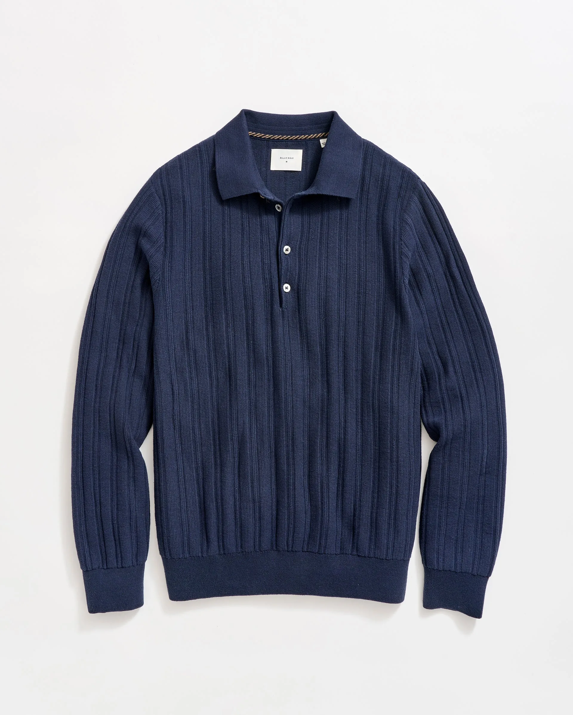 Long Sleeve Tailored Sweater Polo sold by Billy Reid